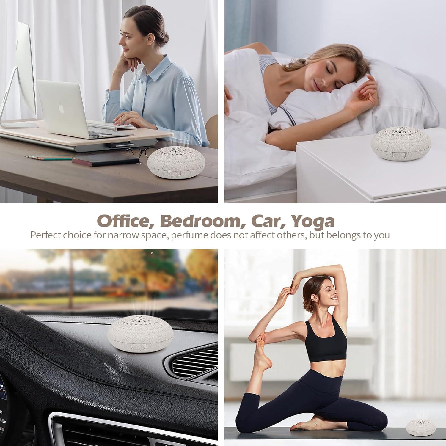 Difusor de Aromaterapia Portátil Ryistc XXC Blanco Sin Agua