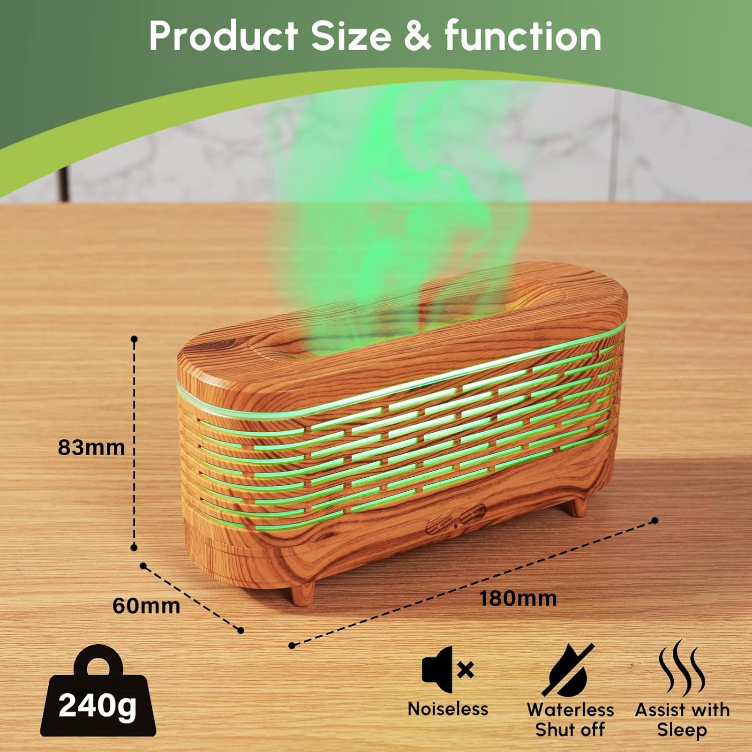 Difusor de Aceite Esencial DoReFaSol 120ml Llama Colorida