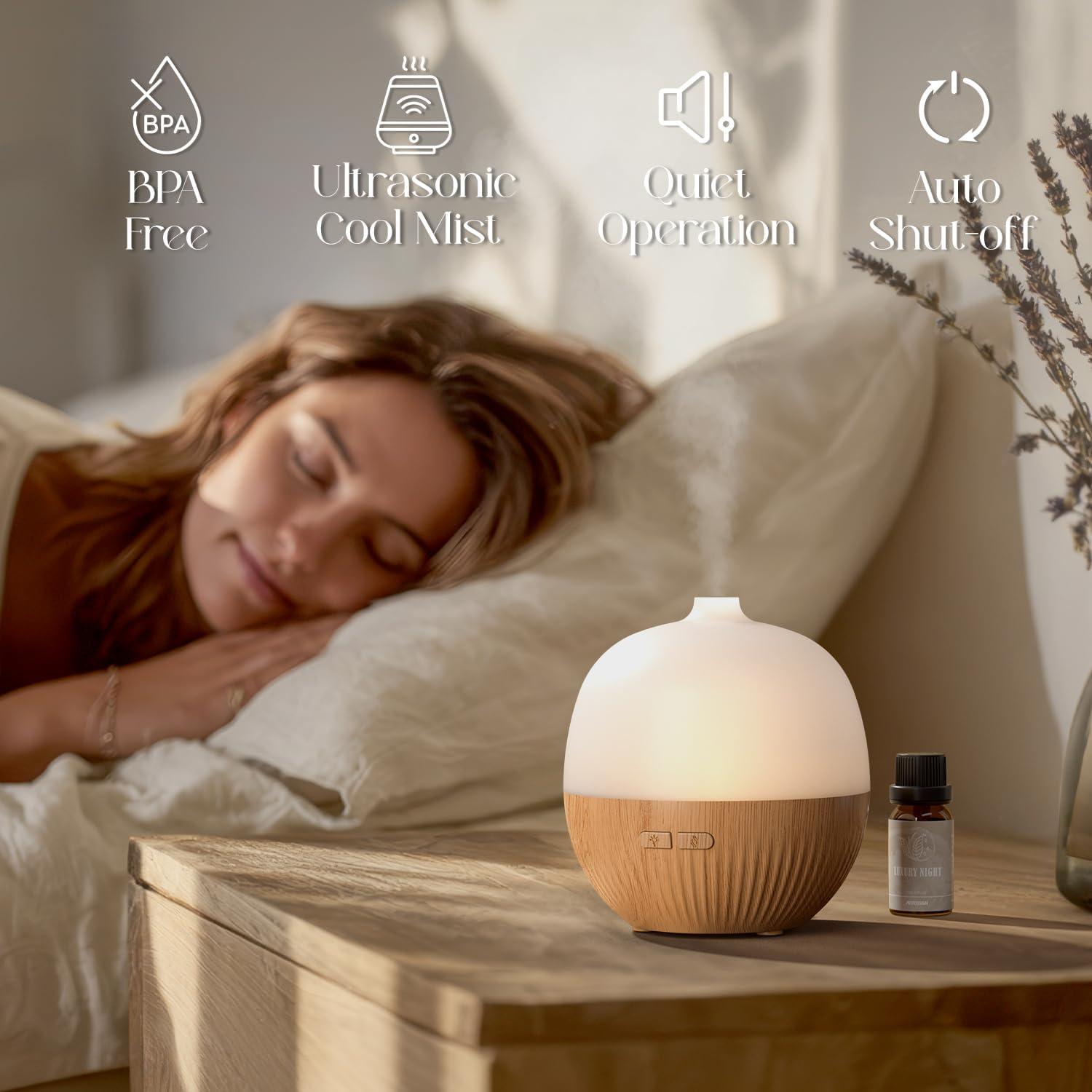 Difusor de Aceite Esencial ARVIDSSON 100ml Ultrasónico con Luz