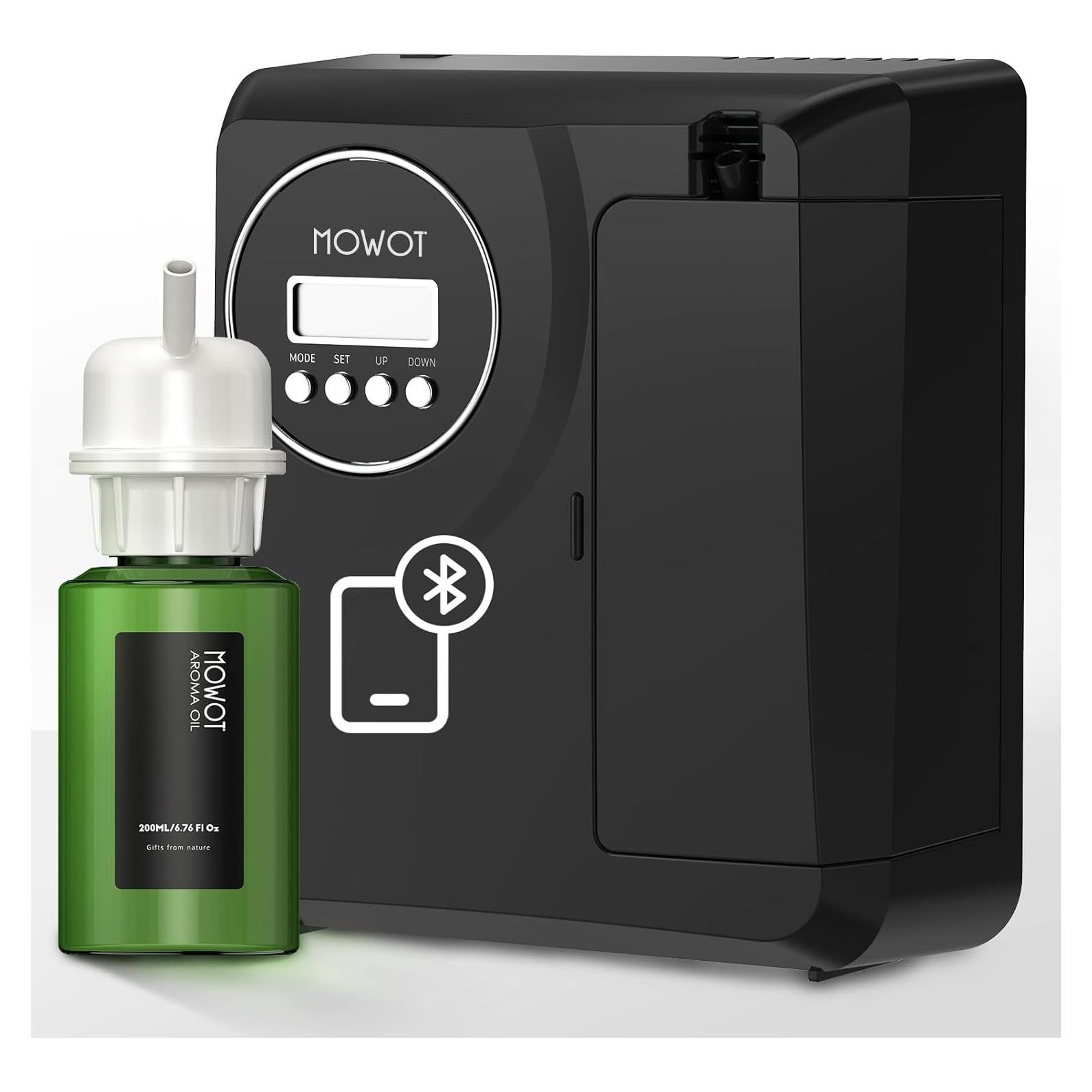 Difusor de Aceite Esencial MOWOT 200ml Bluetooth Sin Agua