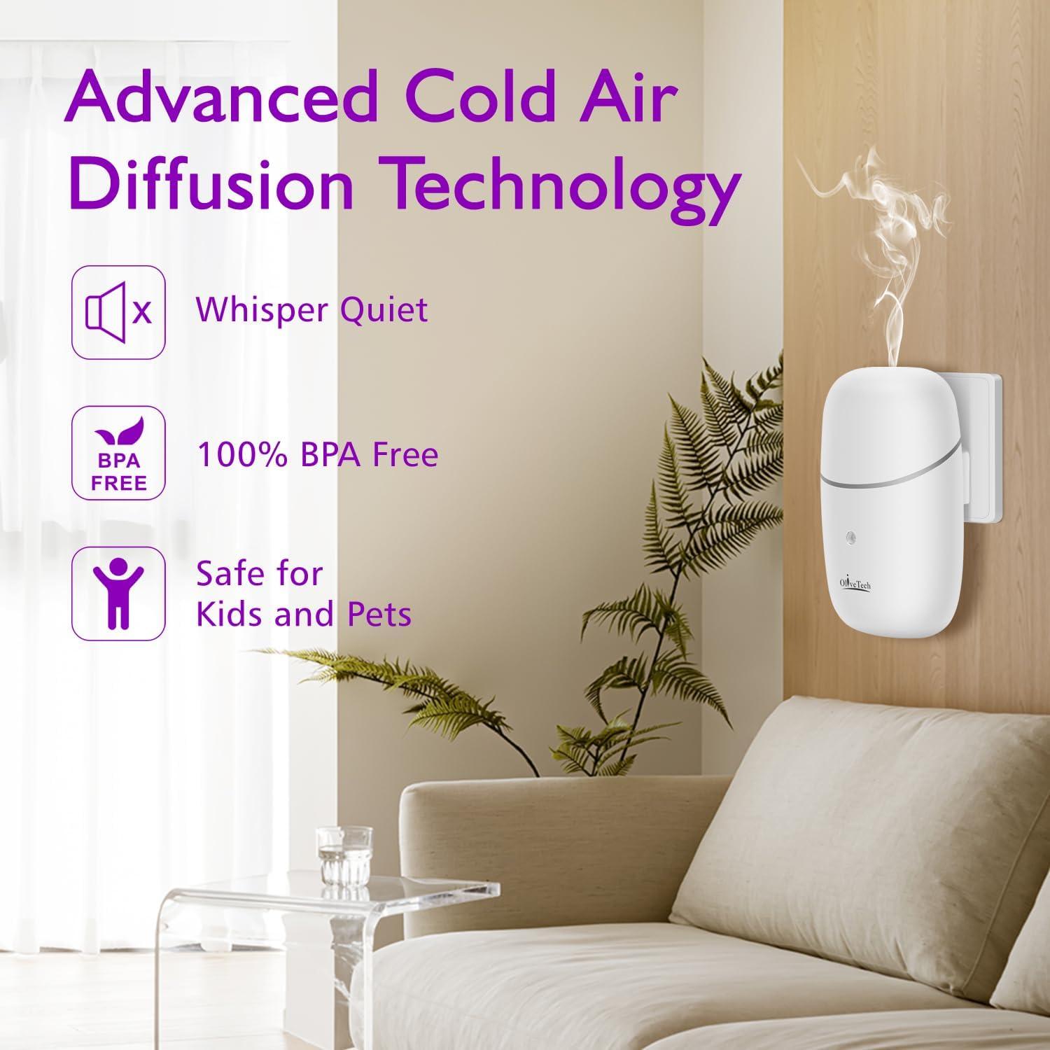 Difusor de Aromas Sin Agua OliveTech OTKX4 10ml Aceites