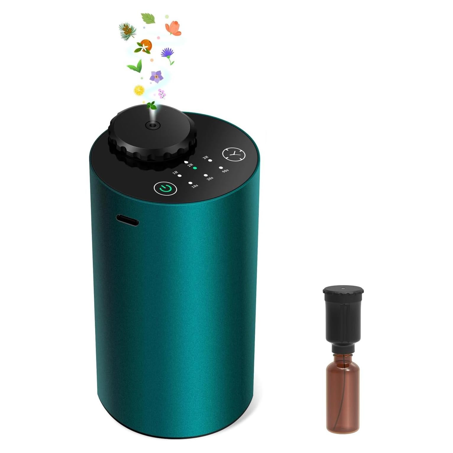 Difusor de Aceite Esencial Sin Agua INXDOLHOM E10 Verde 20ml