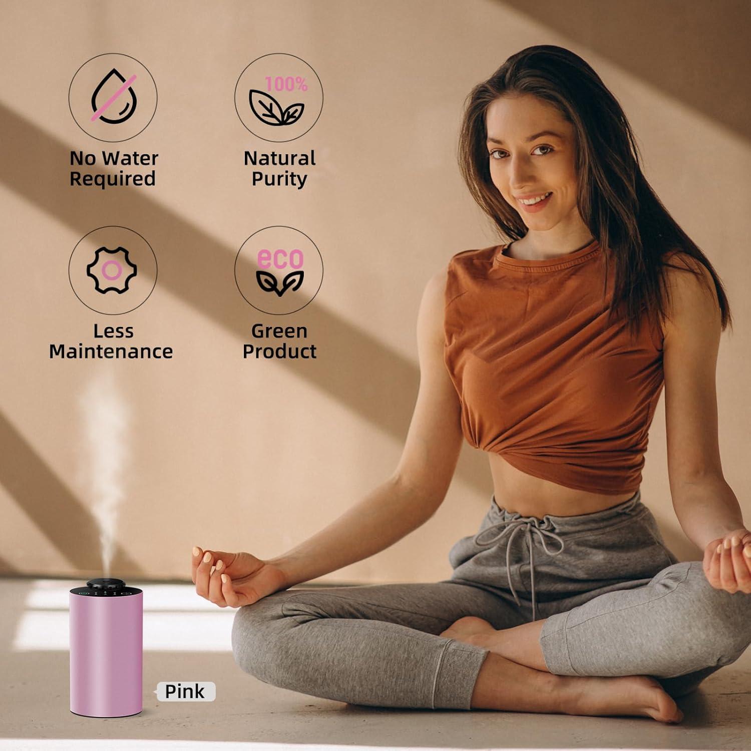 Difusor de Aceite Esencial Sin Agua INXDOLHOM E10 Verde 20ml