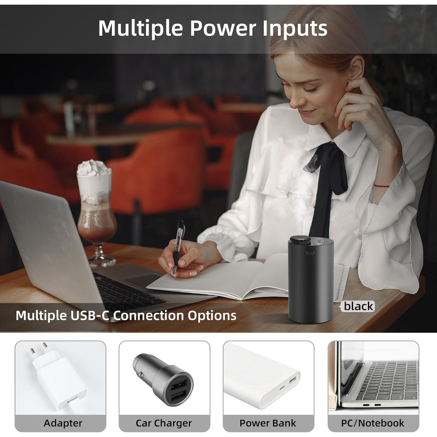 Difusor de Aceite Esencial Sin Agua INXDOLHOM E10 Verde 20ml