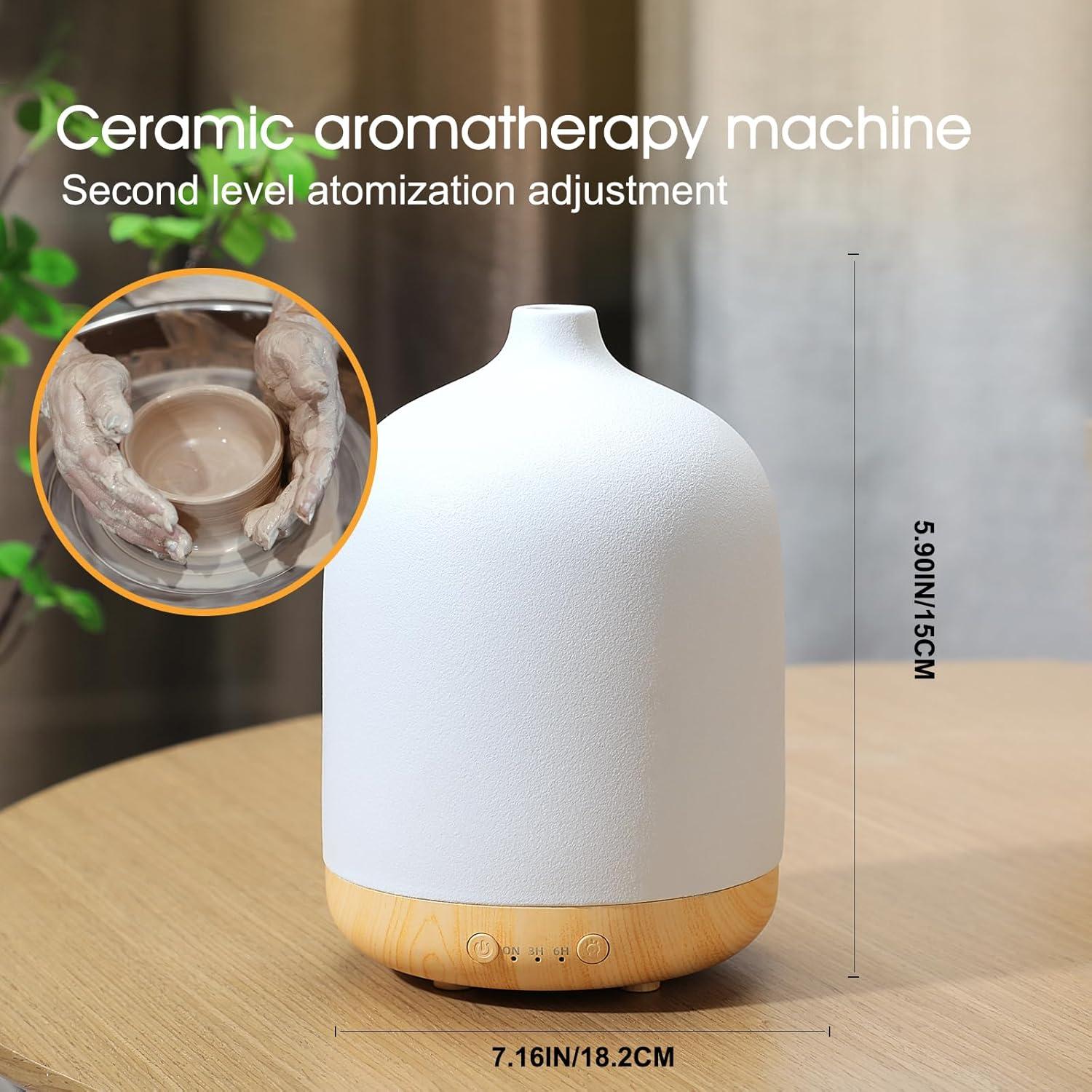 Difusor de Aceite Esencial Kakoda XR-311 250ml Cerámica Blanco