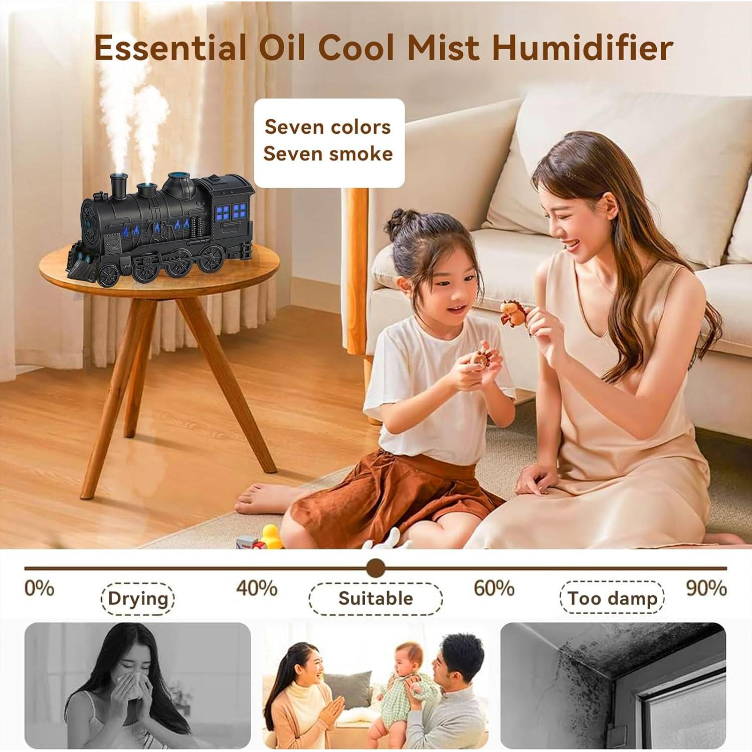 Difusor de Aceites Esenciales BieJiahWeiBie 300ml Control Remoto