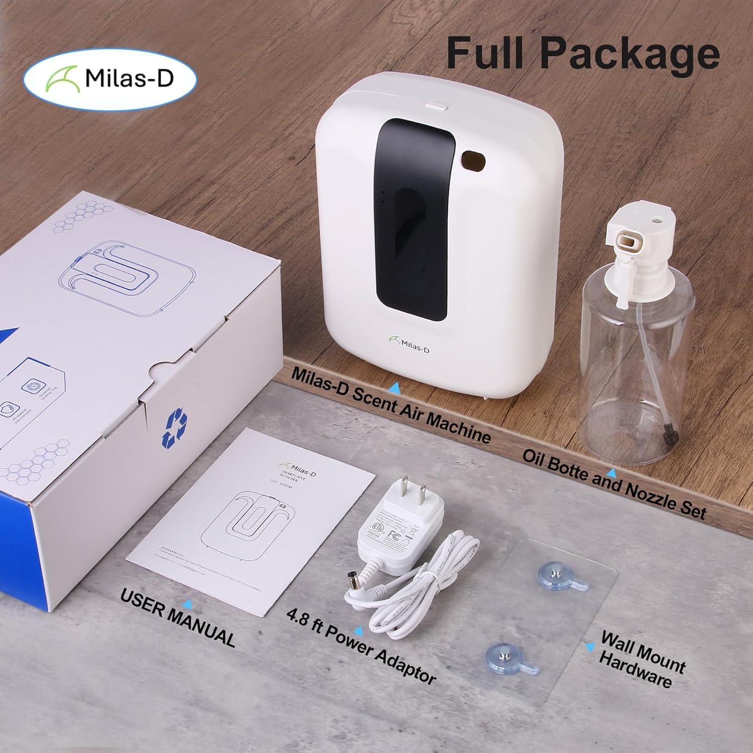 Difusor de Aroma Inteligente Milas-D 400 mL Bluetooth Blanco