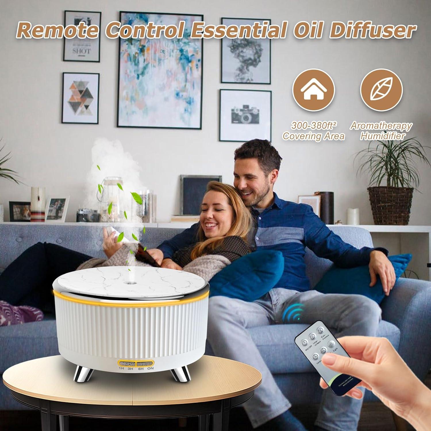 Difusor de Aceite Esencial Vinfucher 500ml con Control Remoto