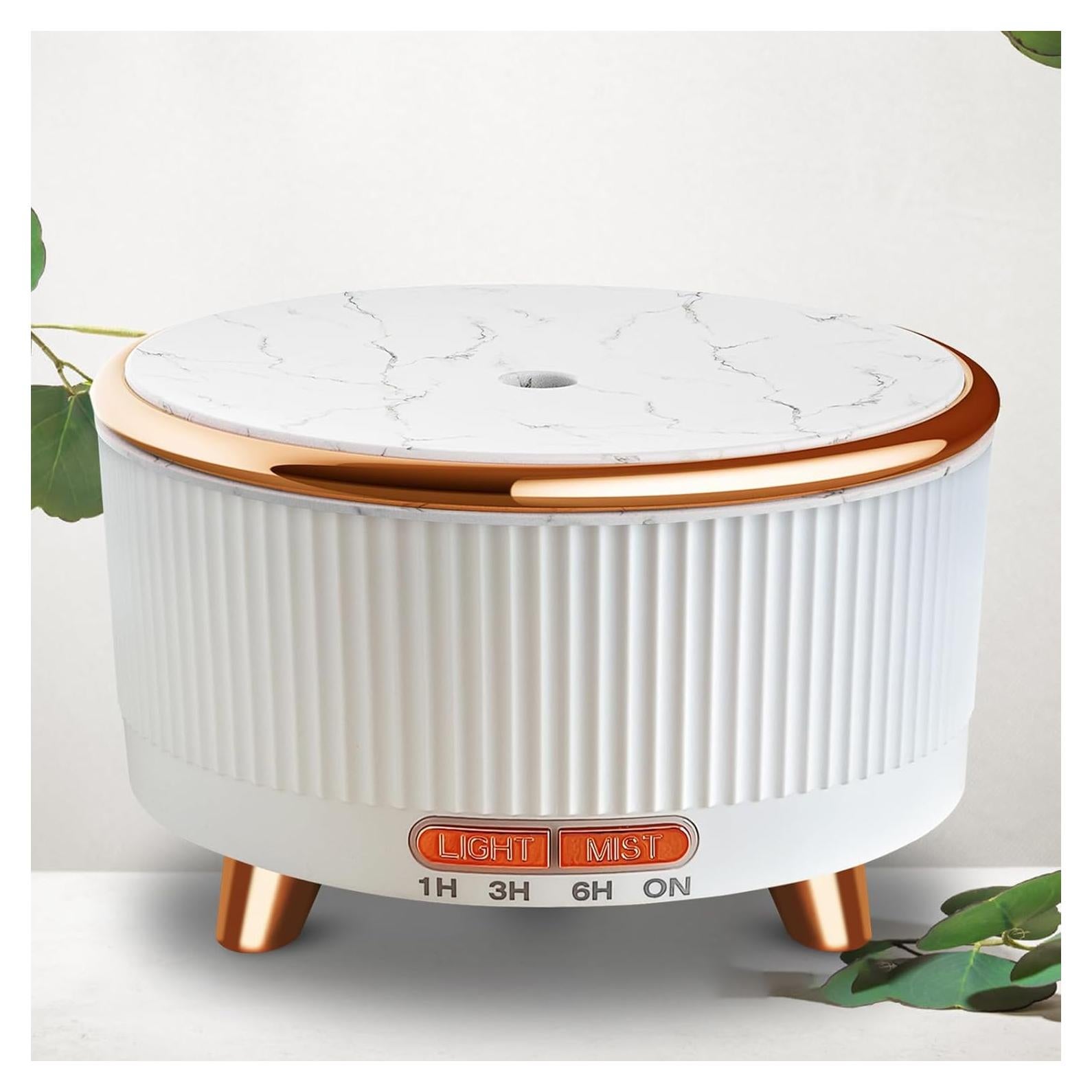 Difusor de Aceite Esencial Roonbo 500ml con 7 Luces y 3 Modos