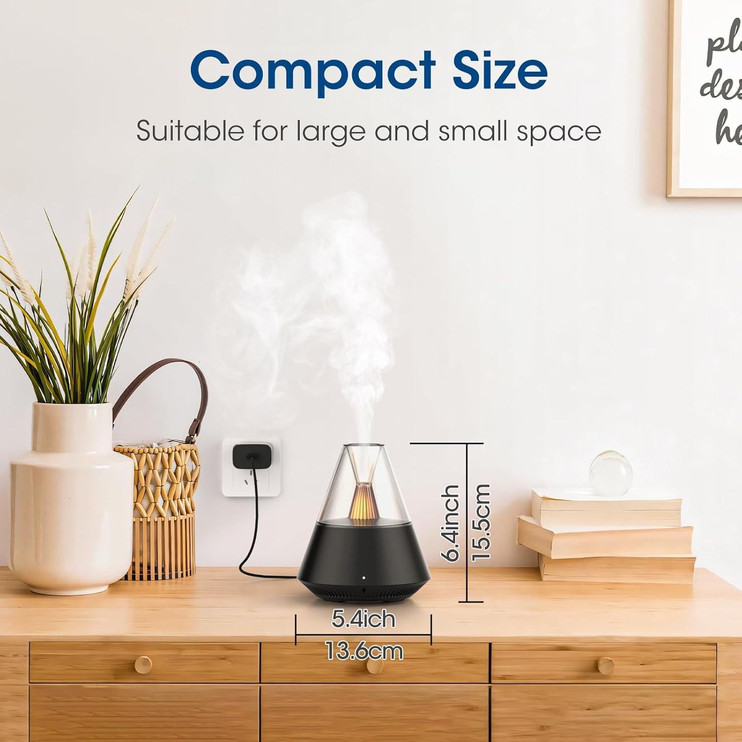 Difusor de Aceite Esencial KinYiLO LLD-J33 Negro 150ml