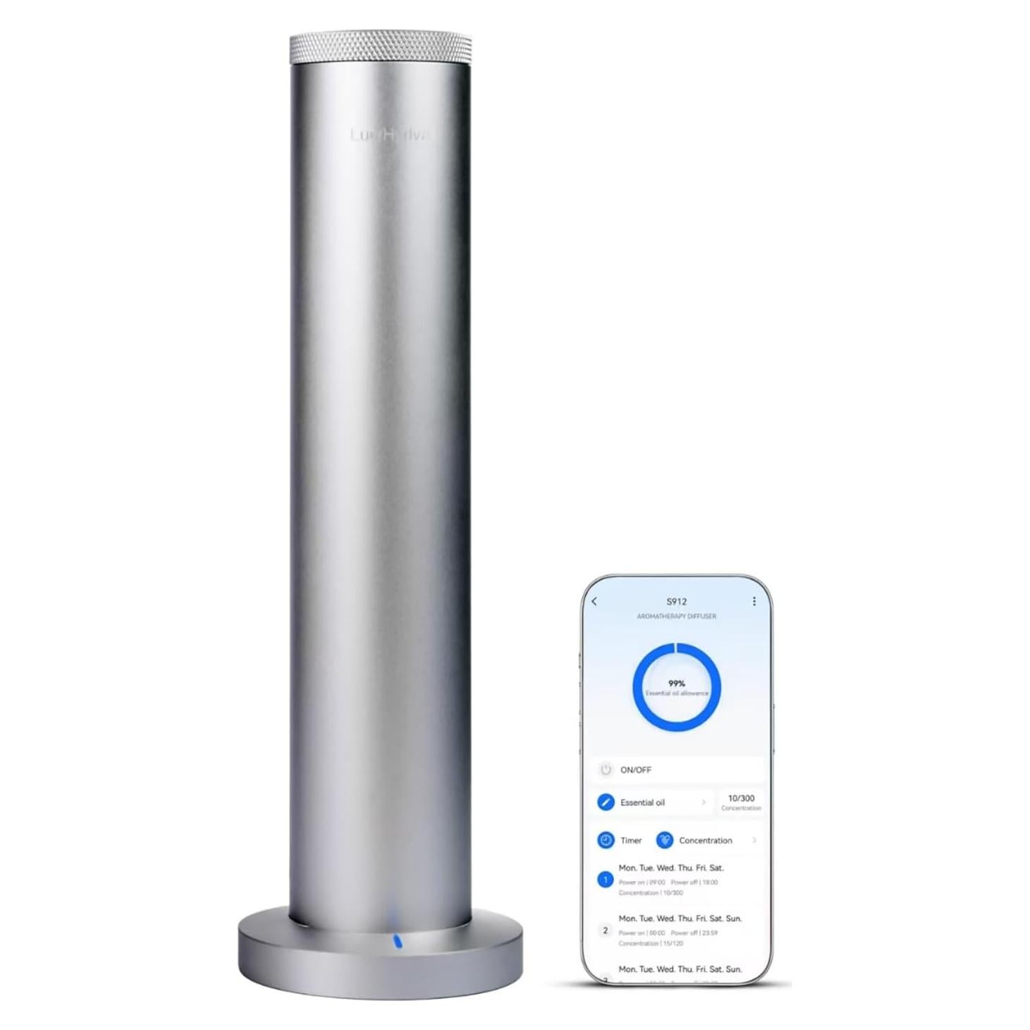 Difusor de Aceite Esencial LuxHydvat A600 Inalámbrico 120ml