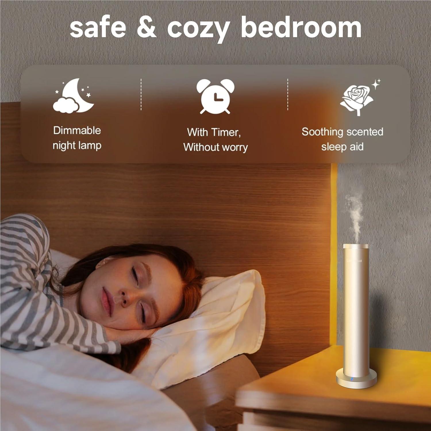 Difusor de Aceite Esencial LuxHydvat A600 Inalámbrico 120ml