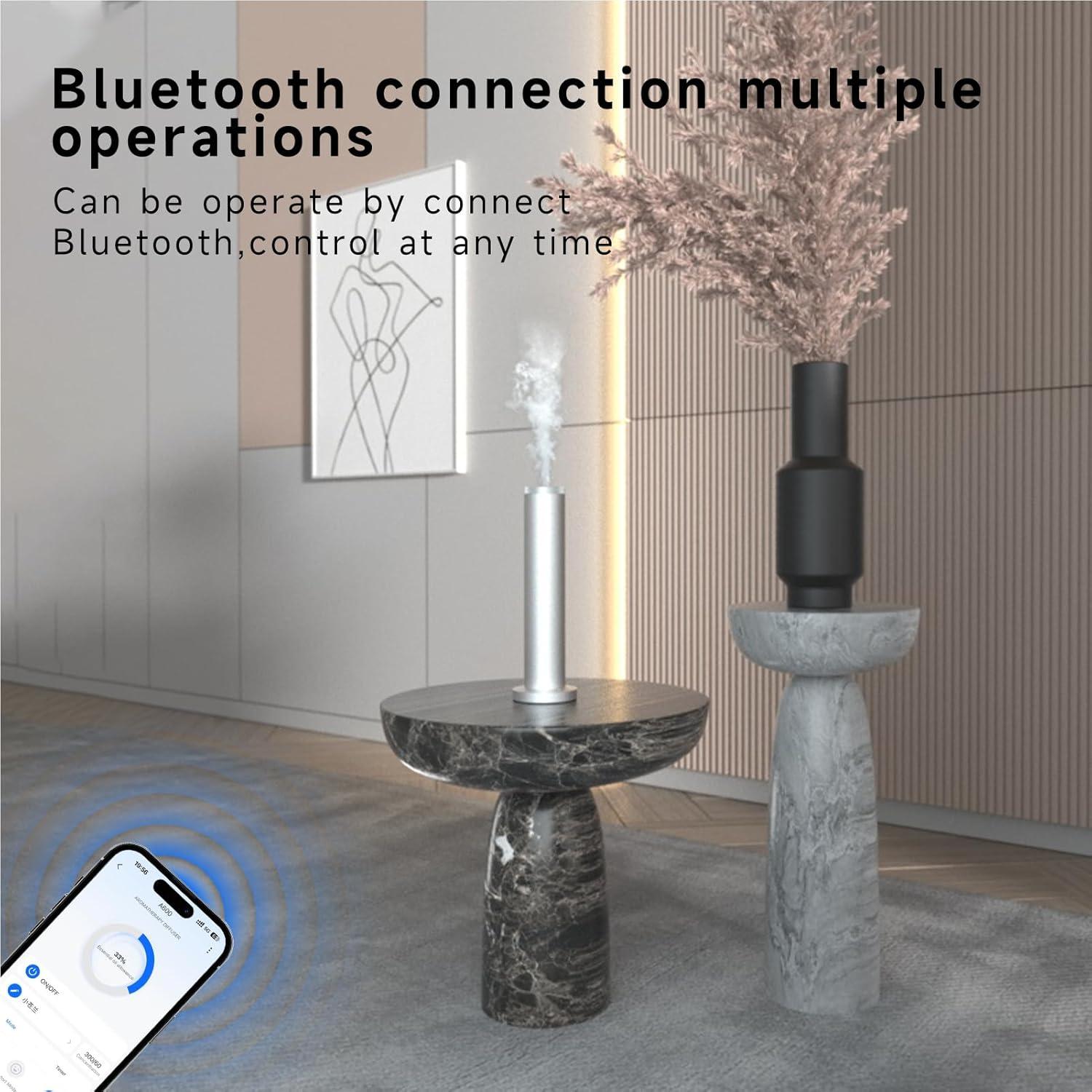 Difusor de Aceite Esencial LuxHydvat A600 Inalámbrico 120ml