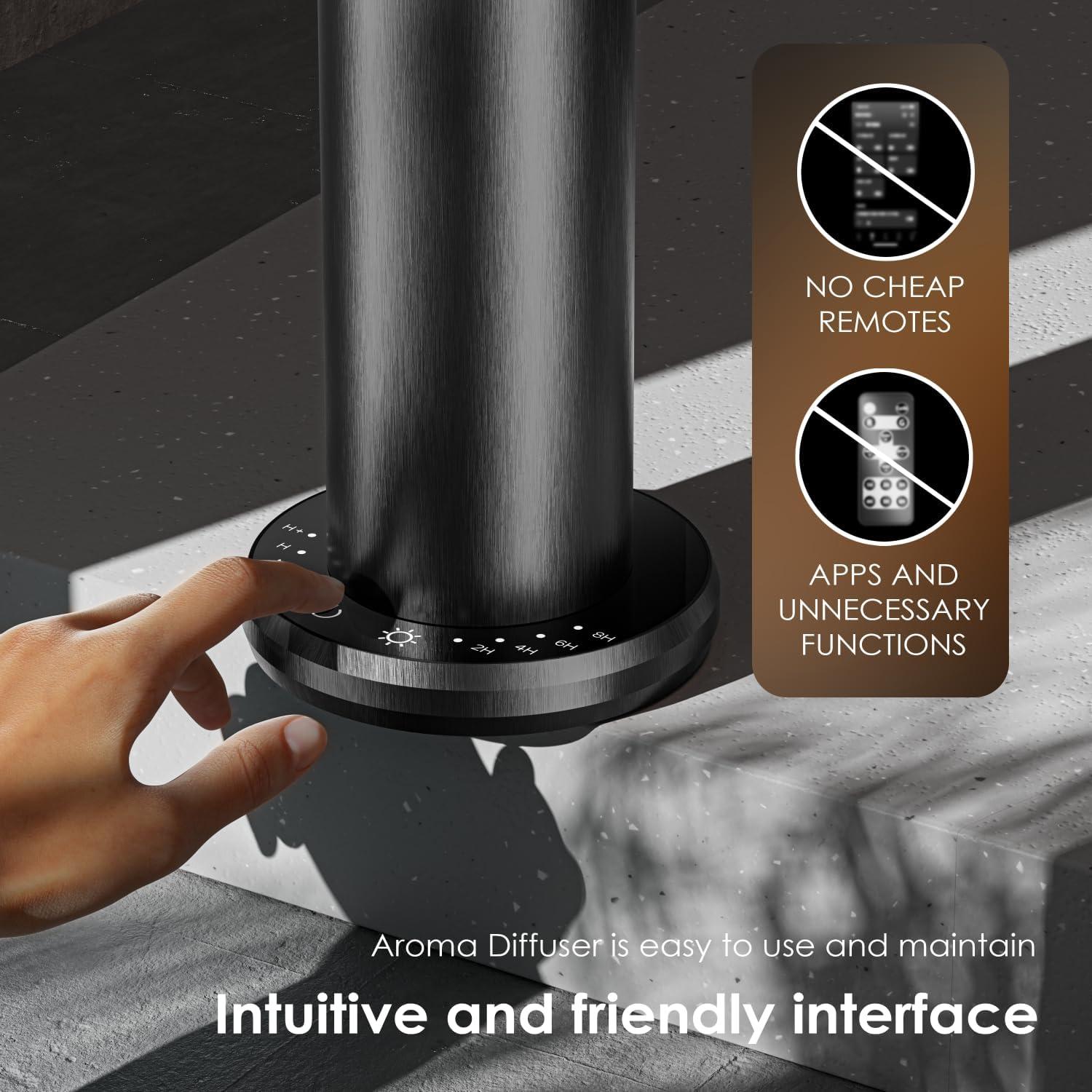 Difusor de Aceite Esencial SVNWKRE S100 Negro 1000 pies²