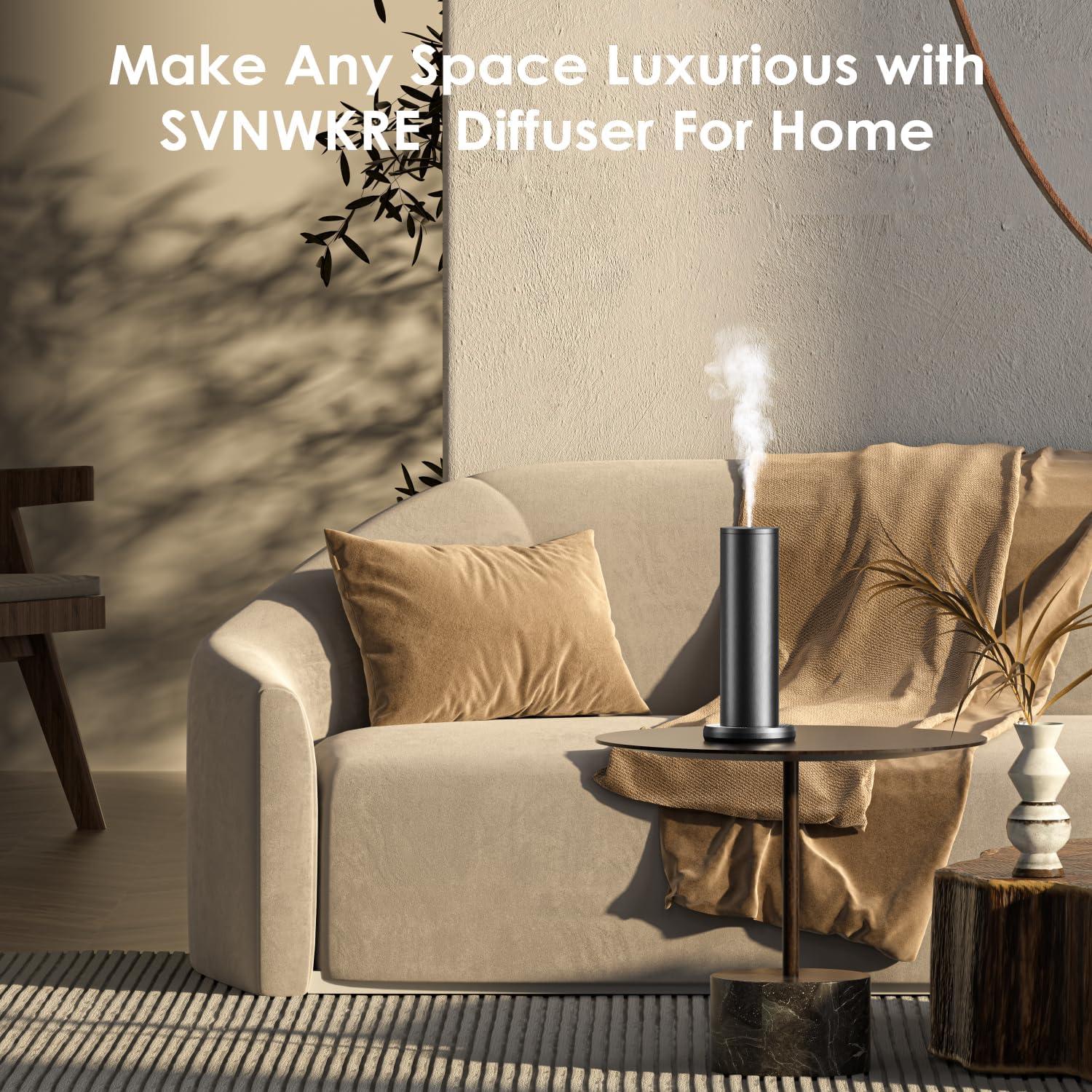 Difusor de Aceite Esencial SVNWKRE S100 Negro 1000 pies²