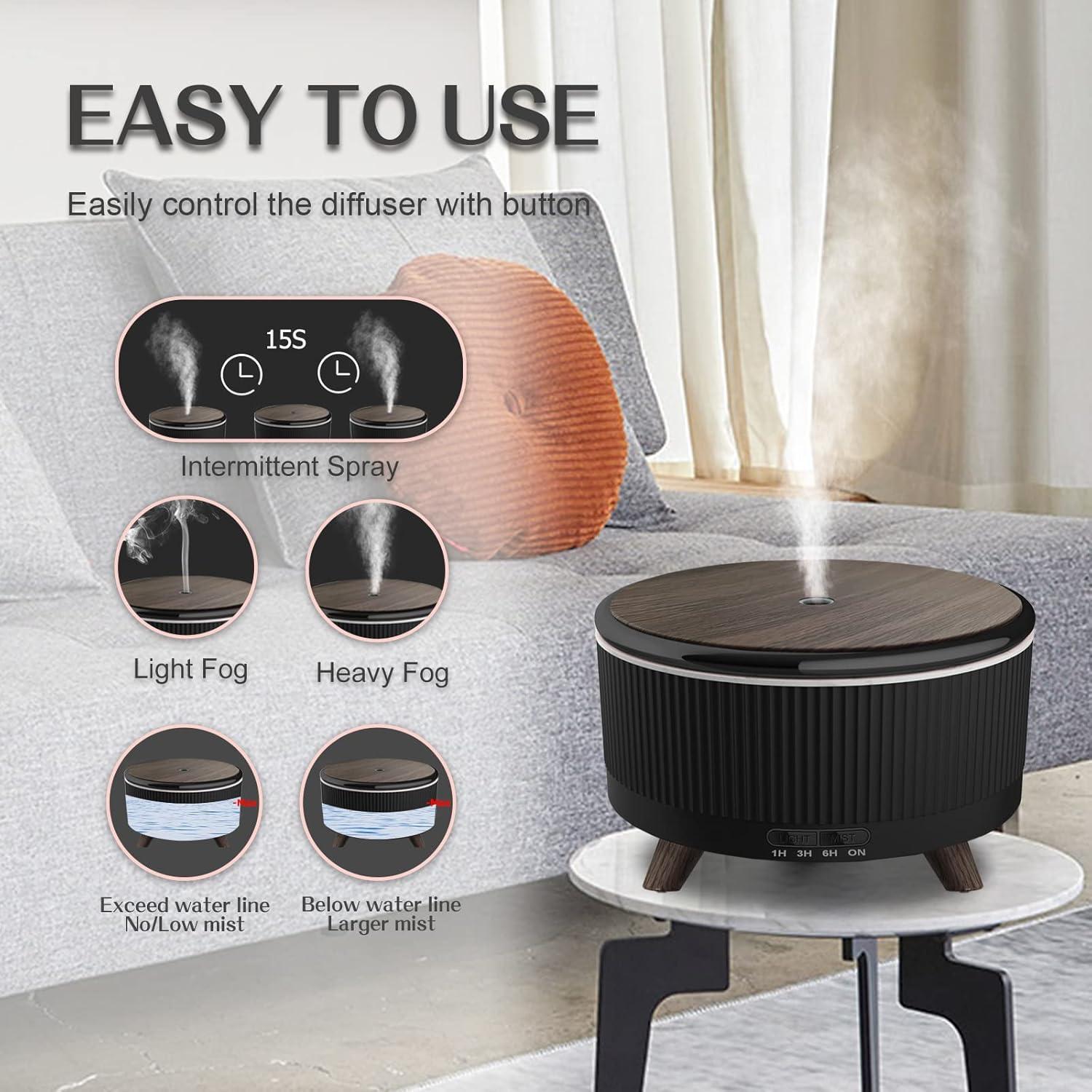 Difusor de Aromaterapia Cechlicht 500ml con Control Remoto