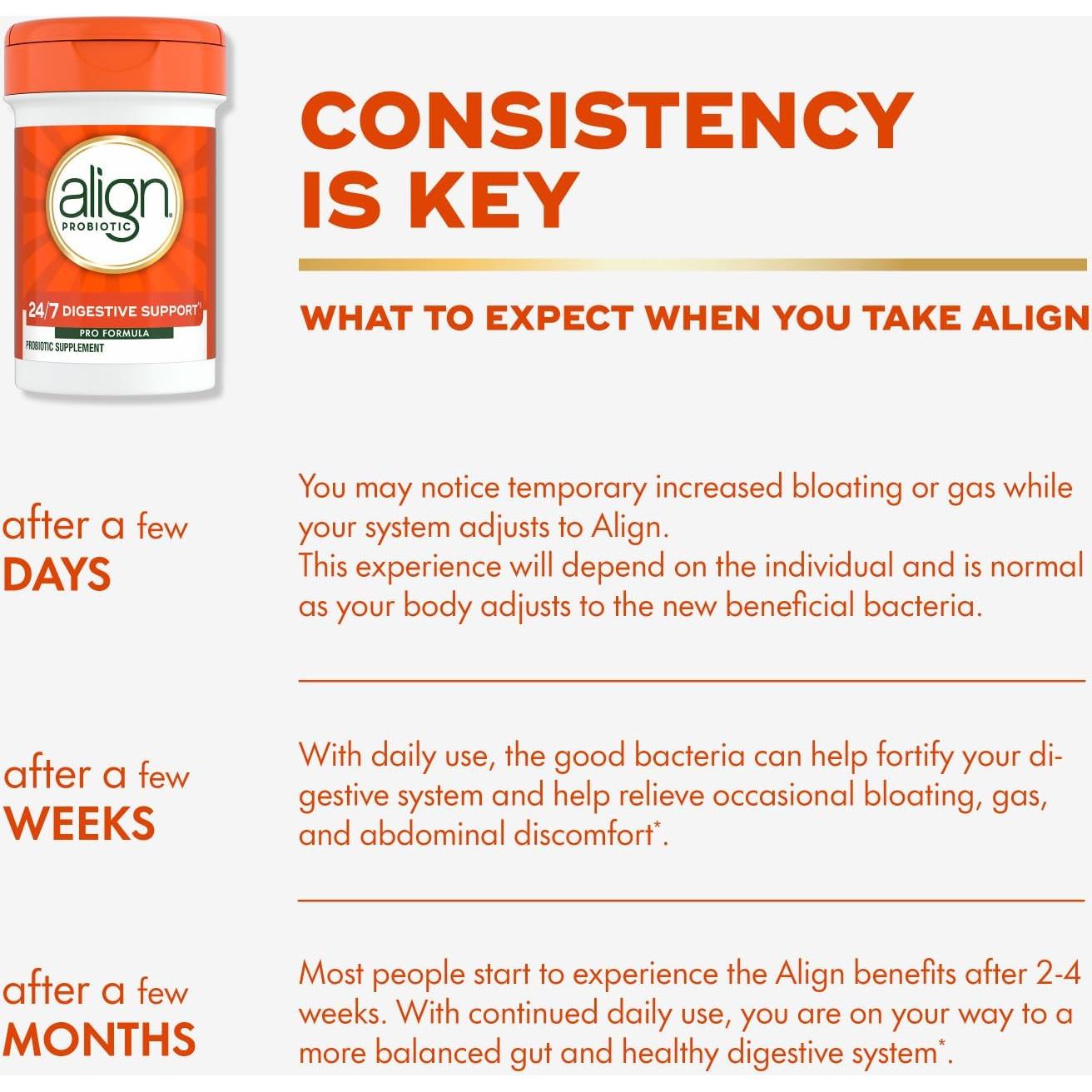 Align Probiotico 63 Cápsulas - Suplemento Digestivo Vegetariano