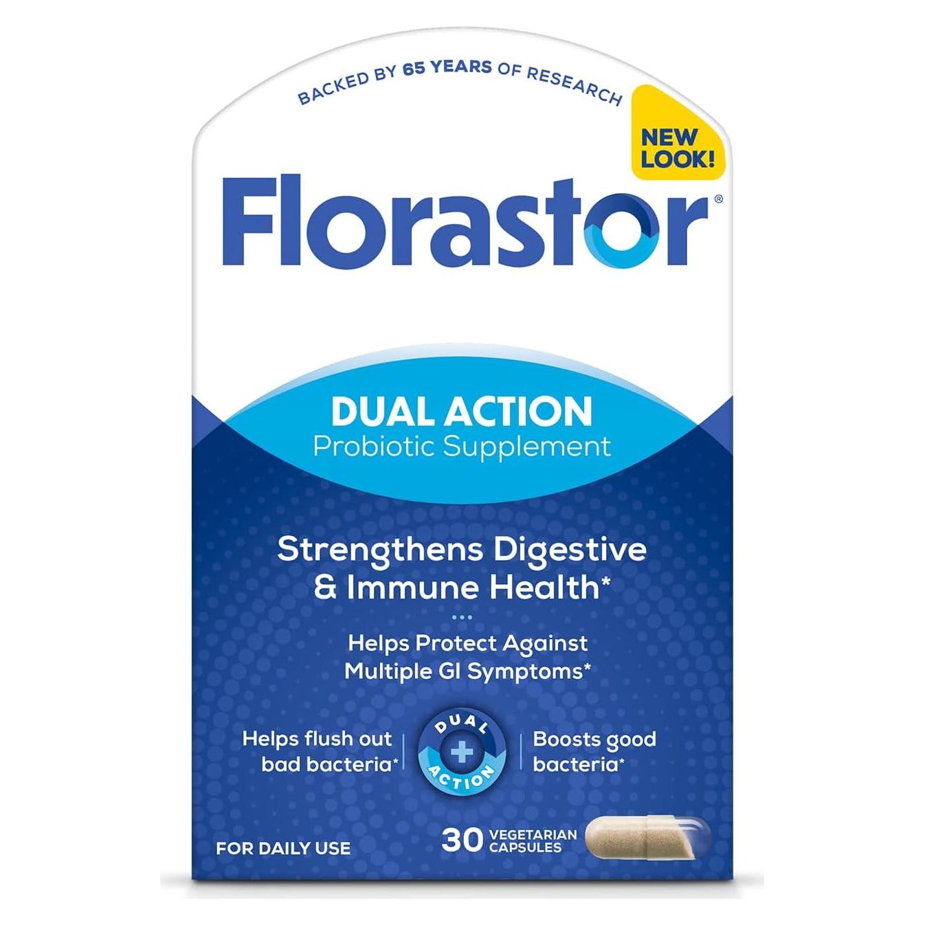Florastor Probioticos Digestivos 30 Capsulas Saccharomyces Boulardii