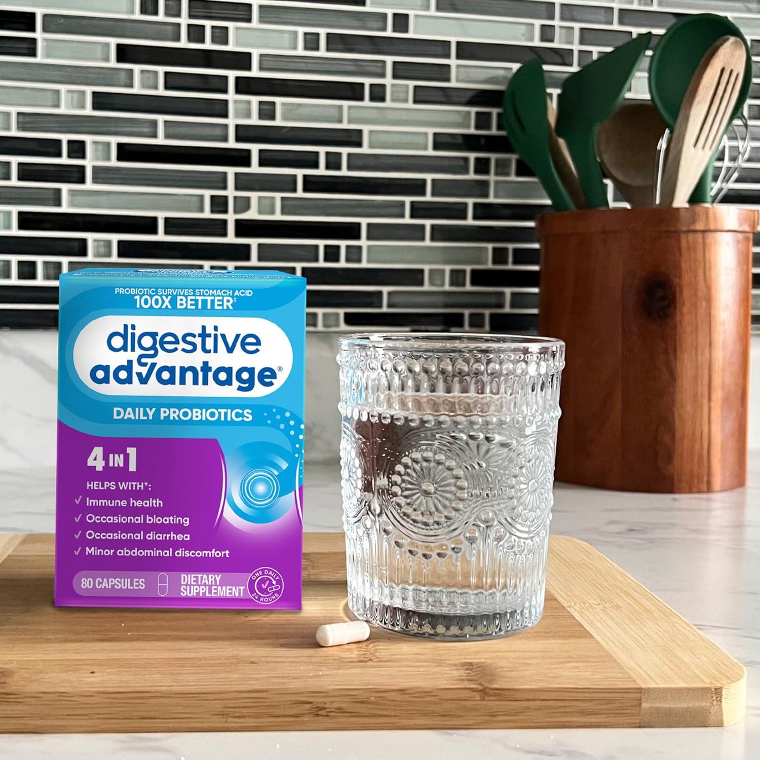 Probioticos Diarios Ventaja Digestiva 80 Caps Salud Intestinal