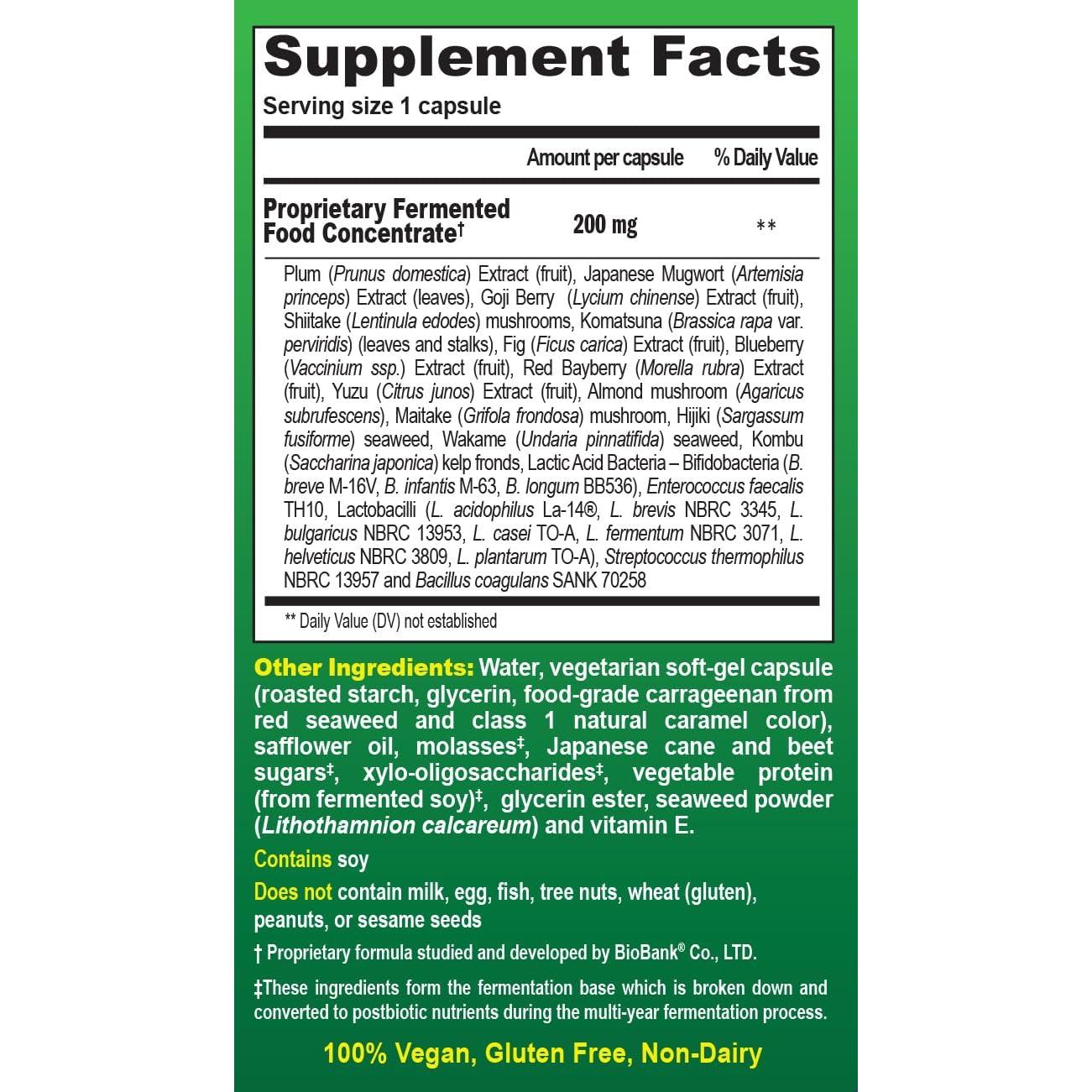 Probioticos Dr. Ohhira 60 Cápsulas - Fórmula Original con Prebioticos