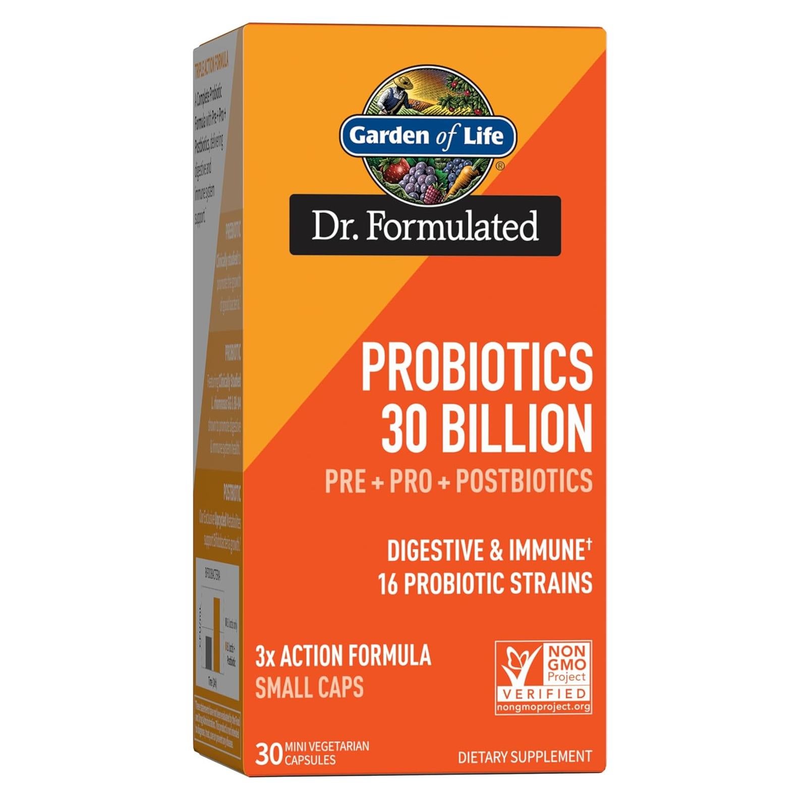 Probioticos Completos Dr Formulado 30 Mil Millones 30 Cápsulas