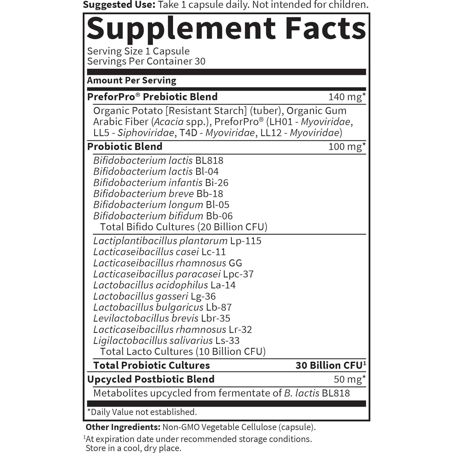 Probioticos Completos Dr Formulado 30 Mil Millones 30 Cápsulas