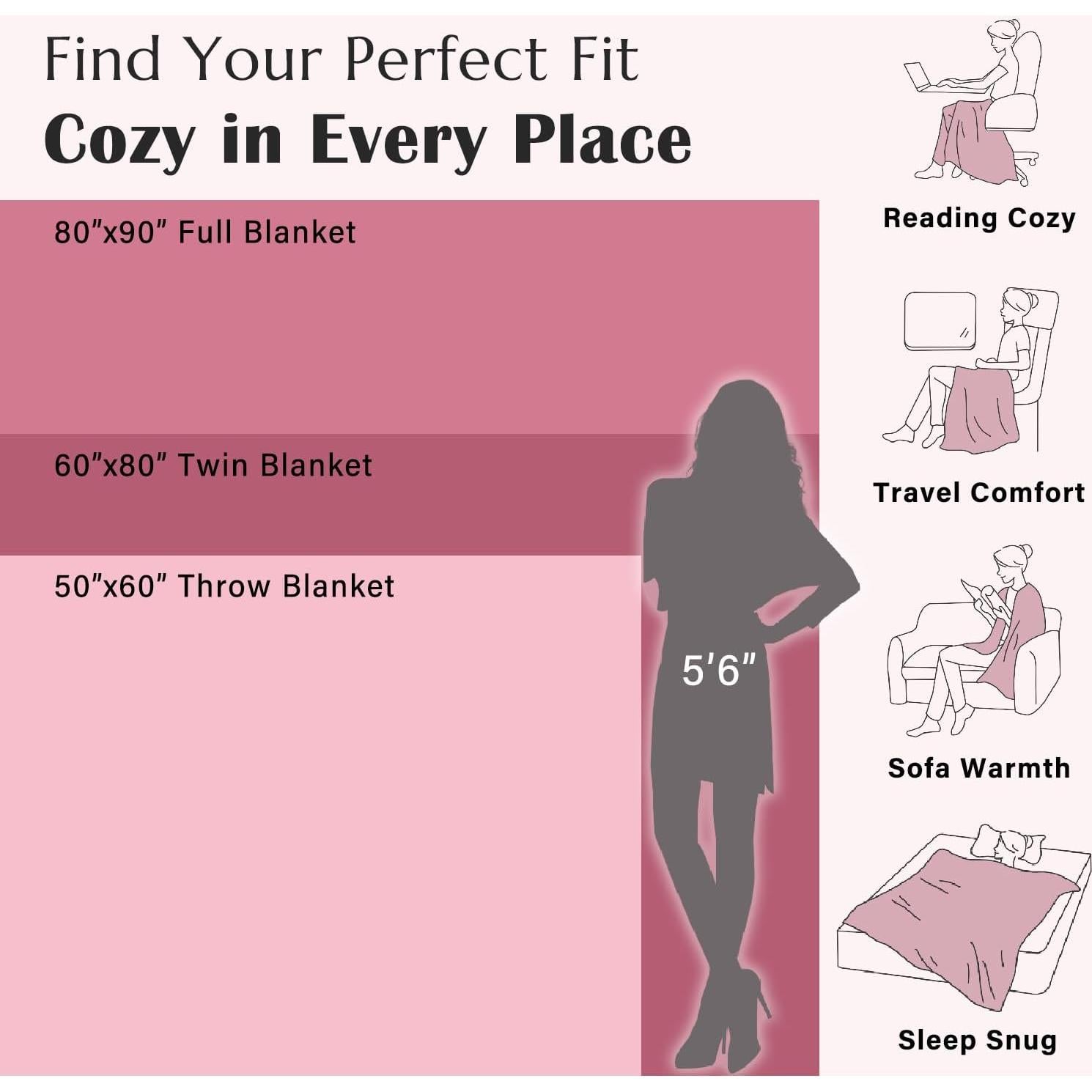 Manta Ligera Boho 100% Algodón Jinchan 203x228 cm Rosa Floral