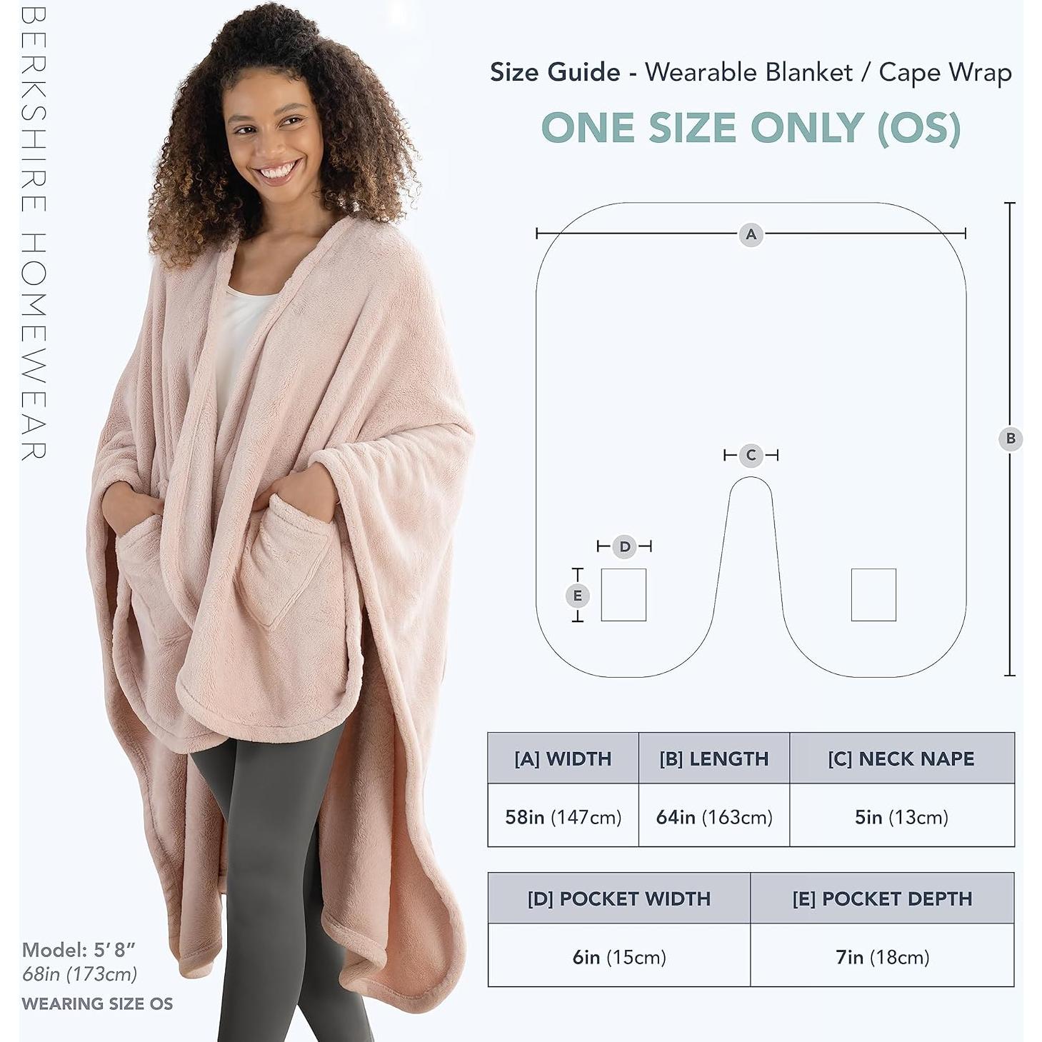 Manta Usable Berkshire Blanket Primalush Moonbeam 58x64 cm