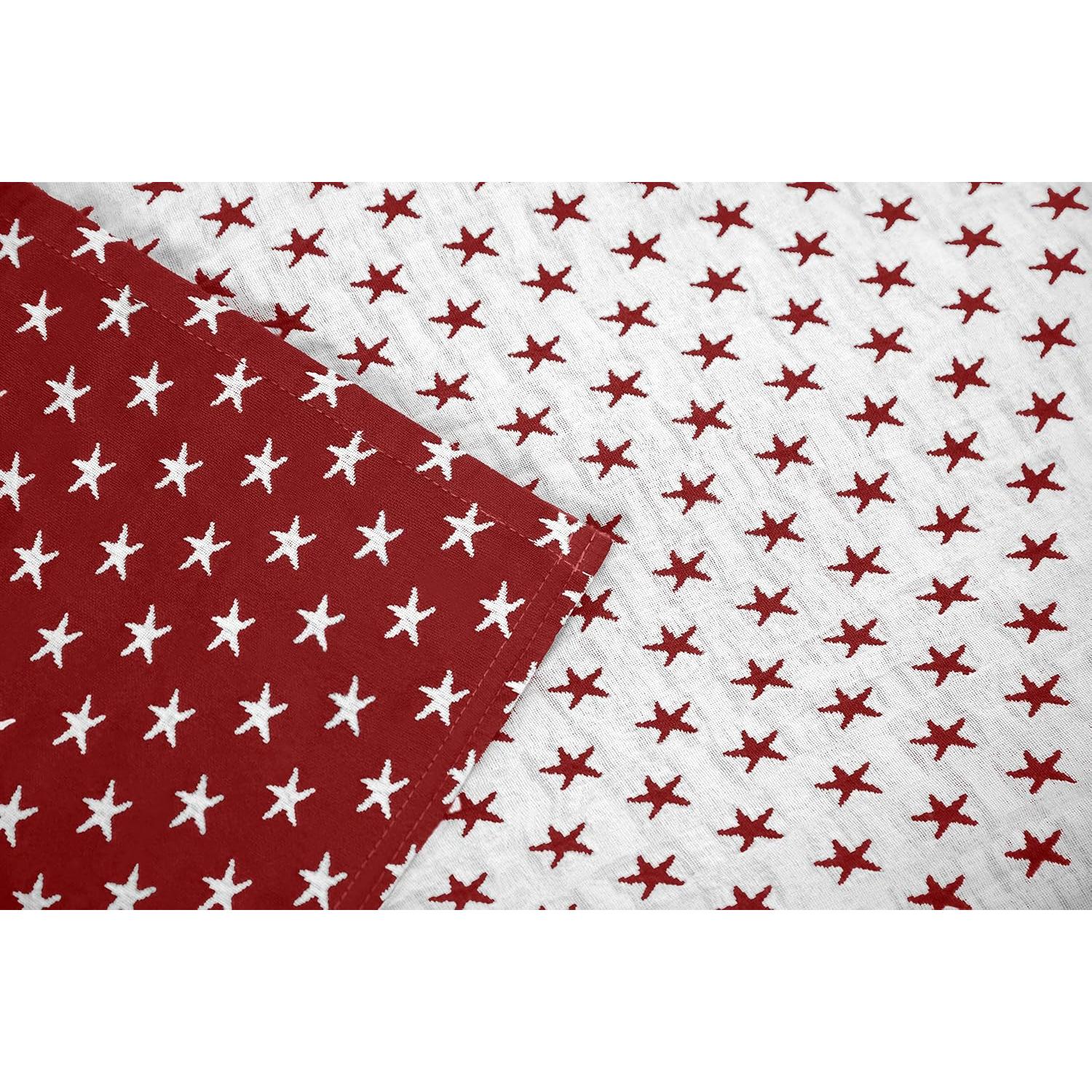 Manta de Muselina de Algodón Sterling Creek Rey Roja Tres Capas