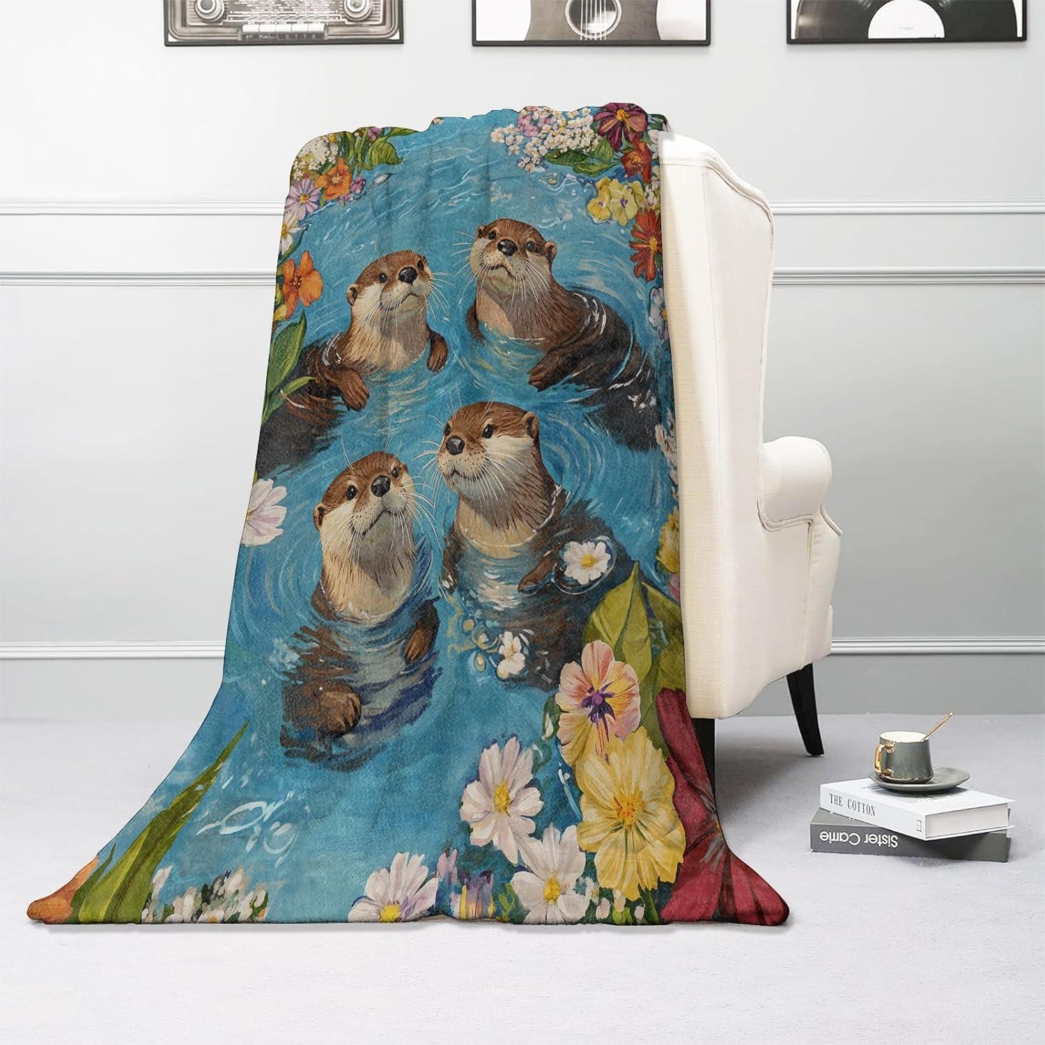 Manta de Franela Kibue Nutria21 152.4x127 cm Suave y Cálida