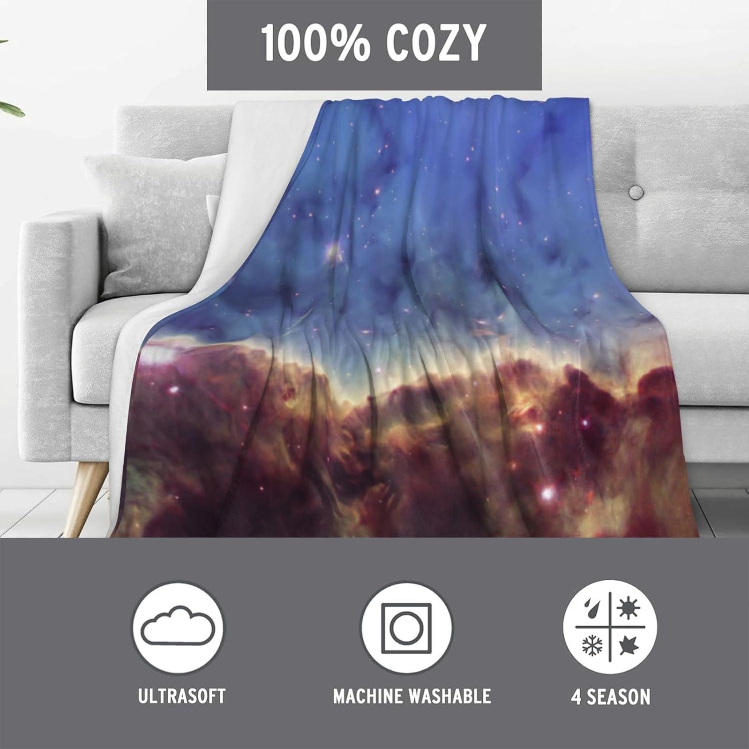 Manta de Franela Kibue Nutria21 152.4x127 cm Suave y Cálida