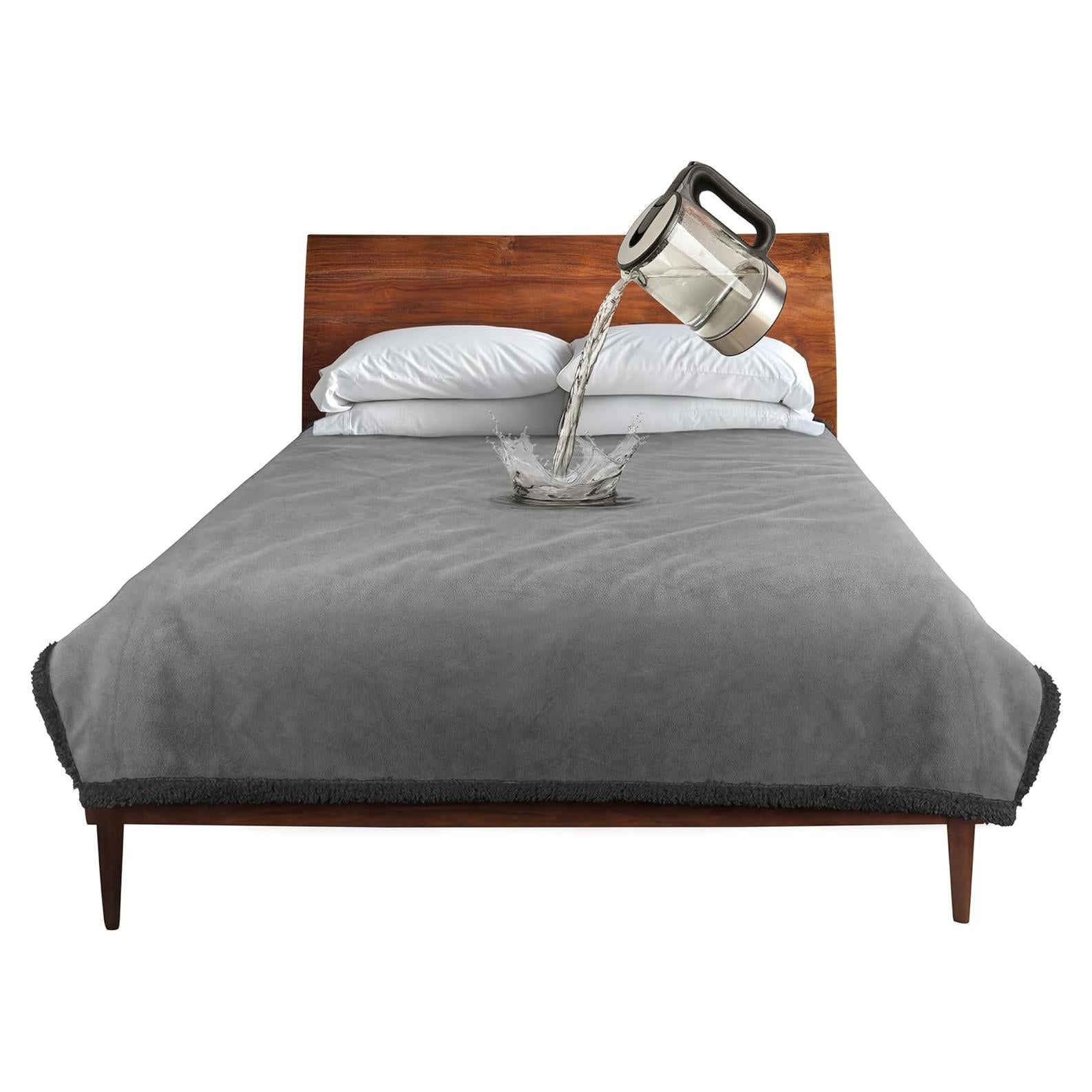 Manta Impermeable Catalonia 127x152 cm Reversible Gris