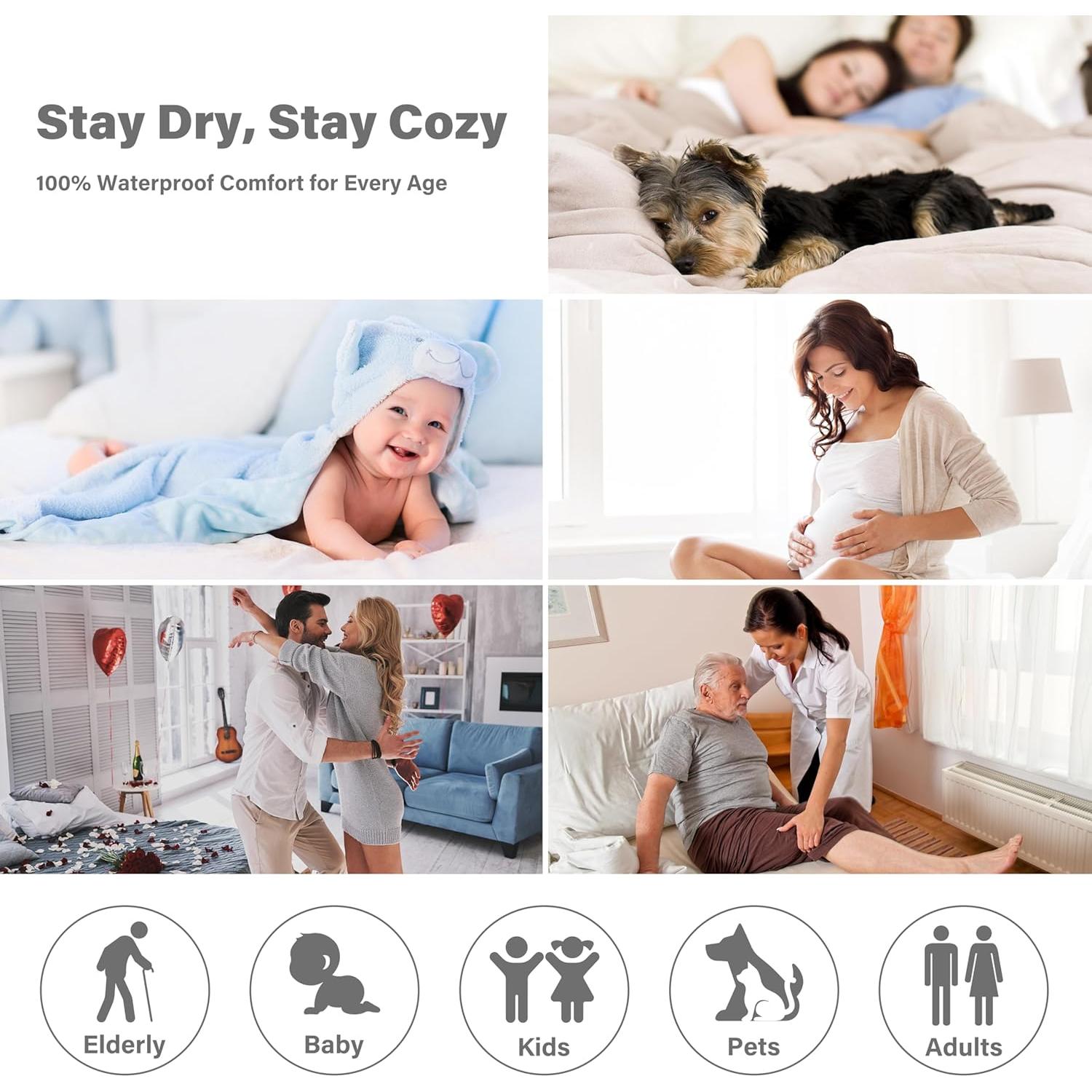 Manta Impermeable Catalonia 127x152 cm Reversible Gris