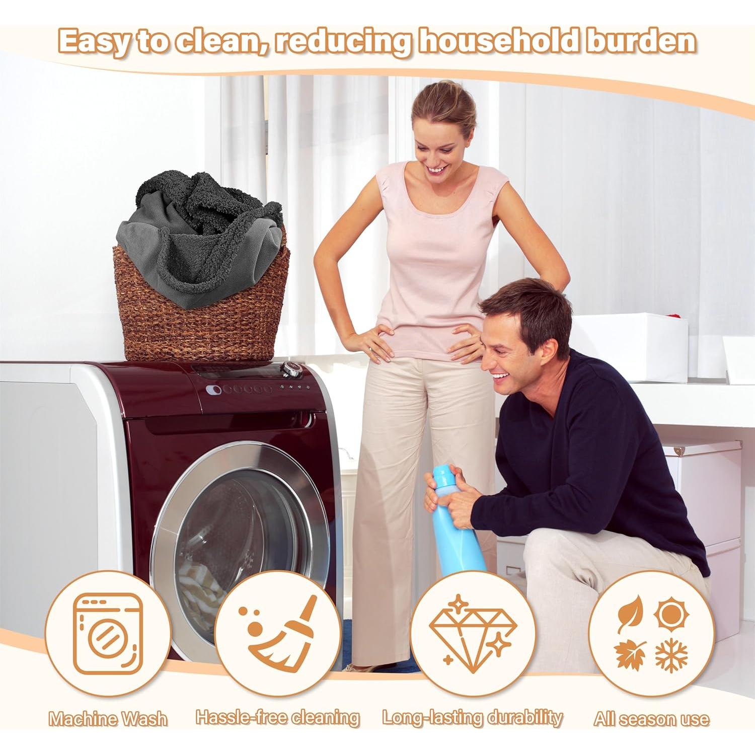 Manta Impermeable Catalonia 127x152 cm Reversible Gris