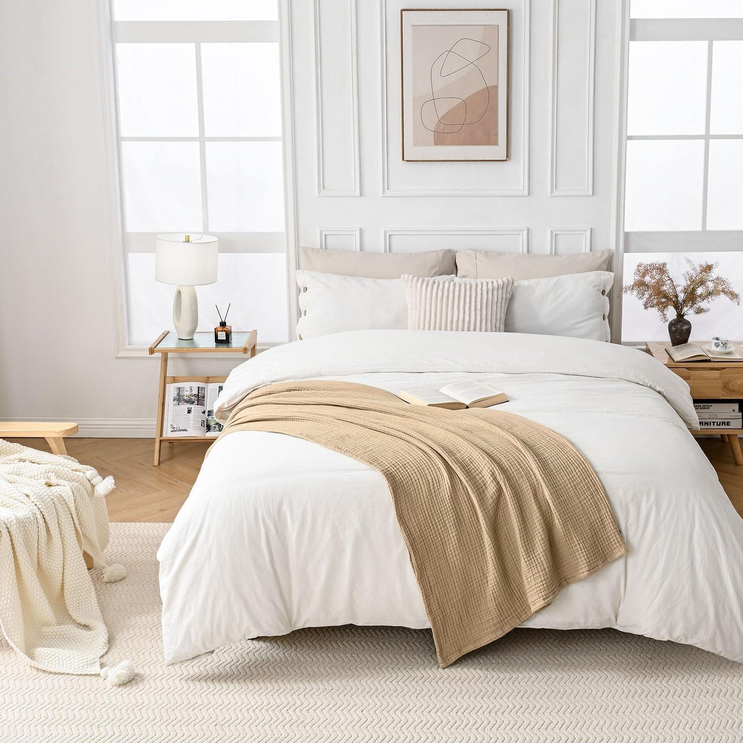 Manta de Muselina Esterra Individual 166x229 cm Suave y Ligera