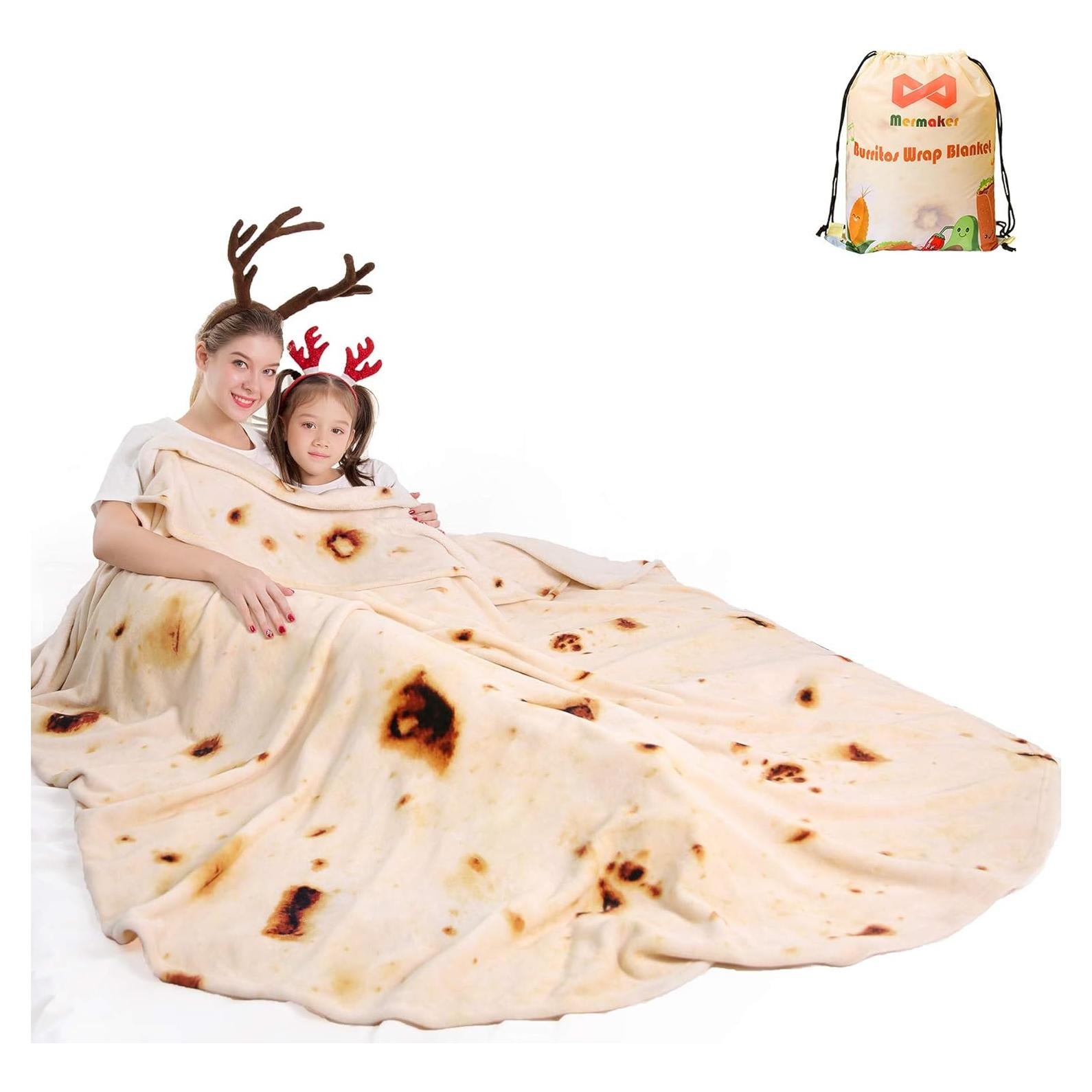 Manta de Tortilla Burritos 2.0 MerMaker 180 cm Doble Cara