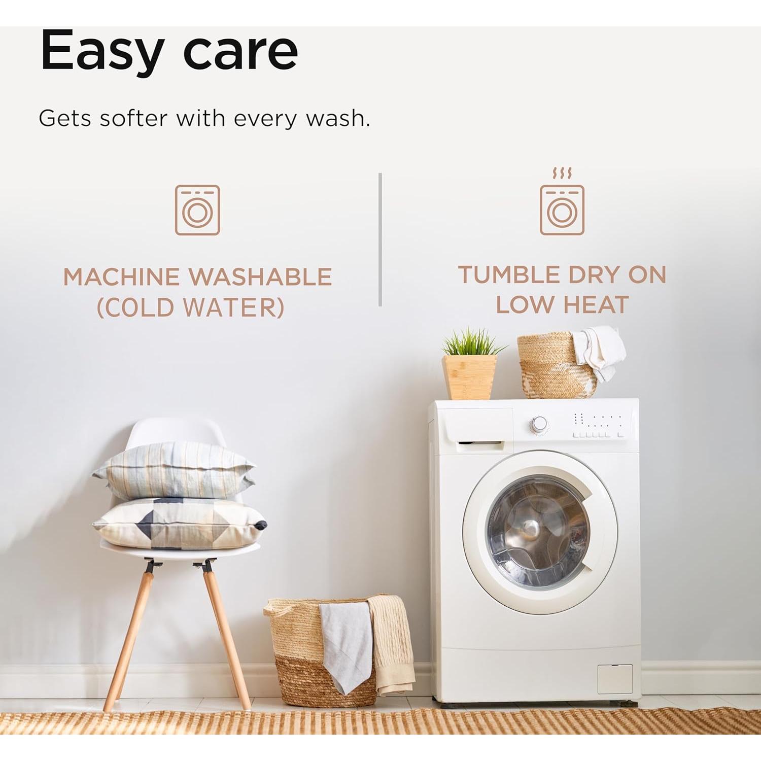 Manta de Muselina King Size Threadmill 4 Capas Algodón Verde