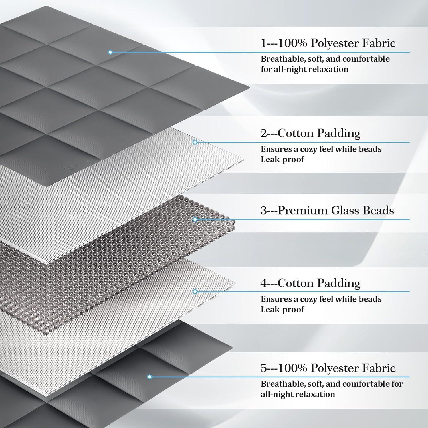 Almohadilla Térmica con Peso La Melodie Queen 152x203 cm
