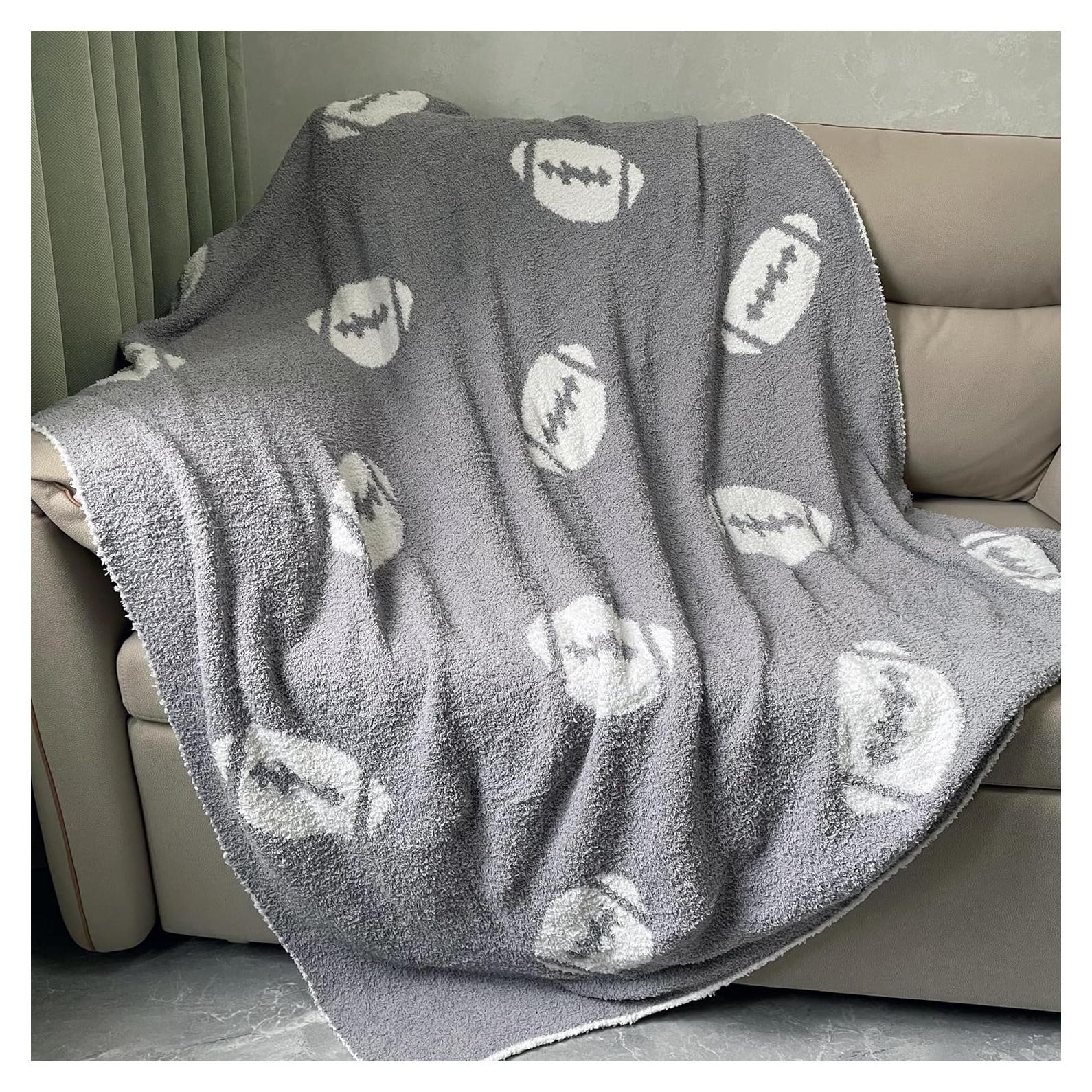 Manta de Rugby XING7DAY 127x152cm Suave y Acolchada