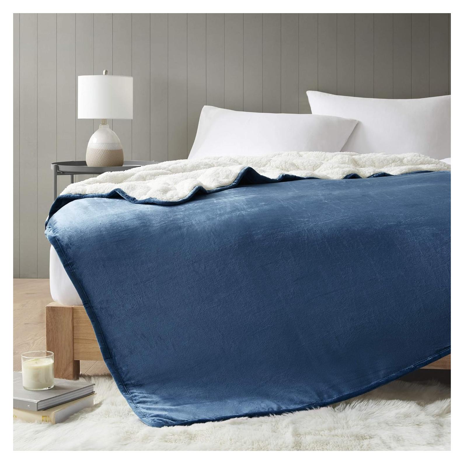 Manta con peso reversible Comfort Spaces 60x80cm Marino