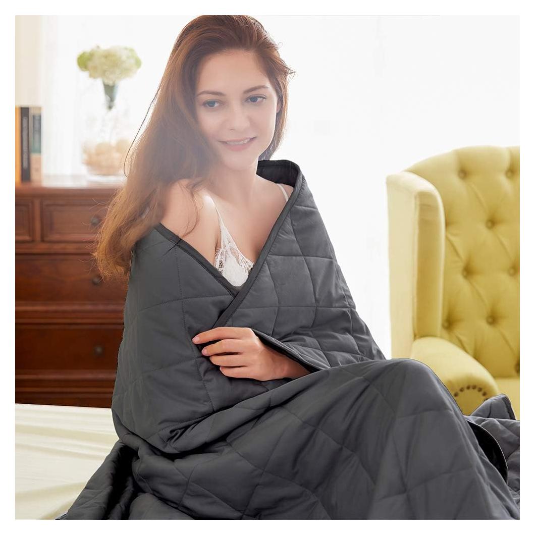 Manta con Peso Dornroscn 122x183cm 3.6kg Gris Transpirable