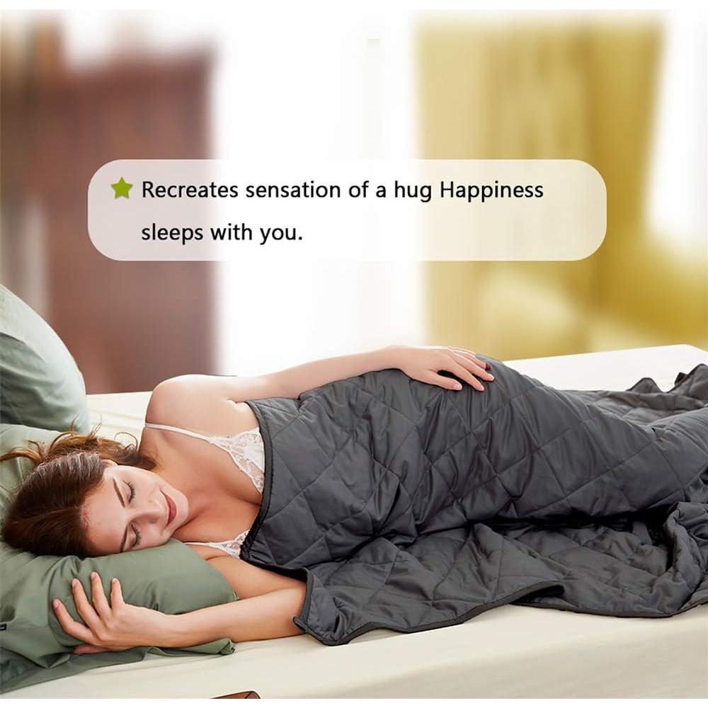 Manta con Peso Dornroscn 122x183cm 3.6kg Gris Transpirable