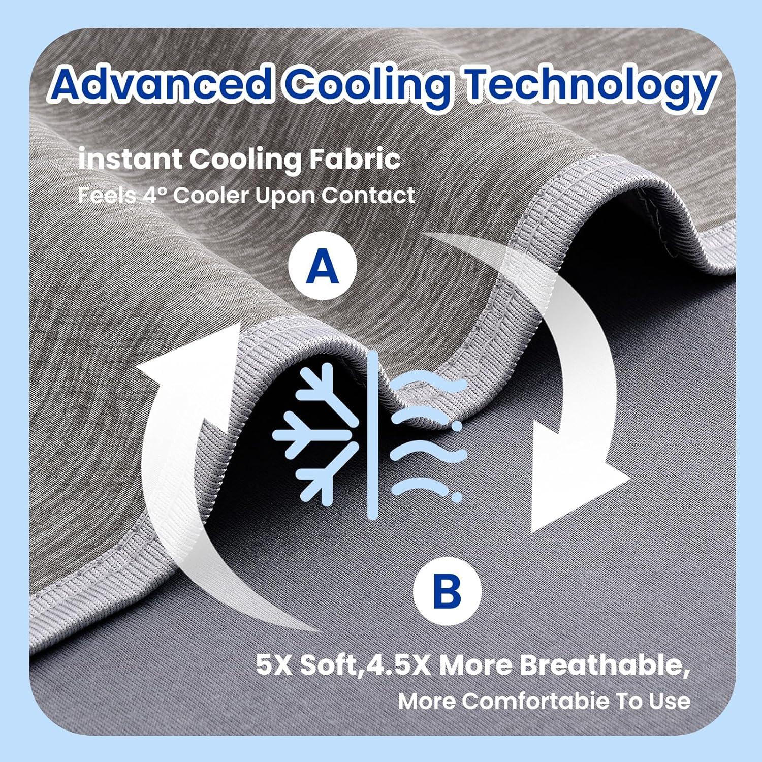 Manta Refrigerante Topcee 274x229 cm para Sudores Nocturnos
