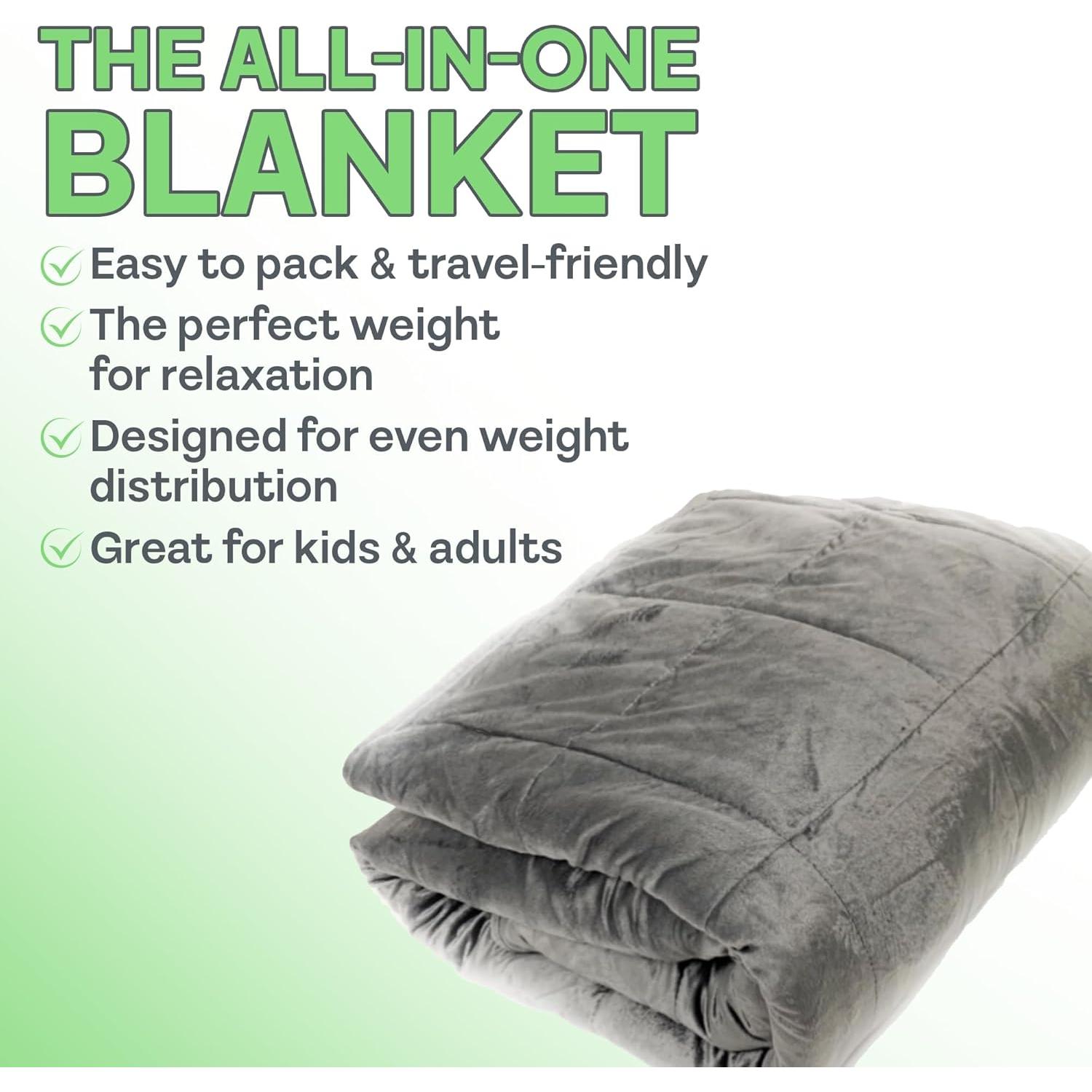 Manta con peso refrescante Sacred Thread 203x152 cm para insomnio