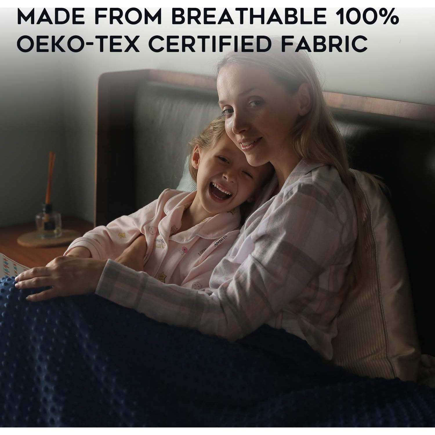 Funda Duvet YnM 152x203cm Rayón Bambú Enfriador Gris Azul