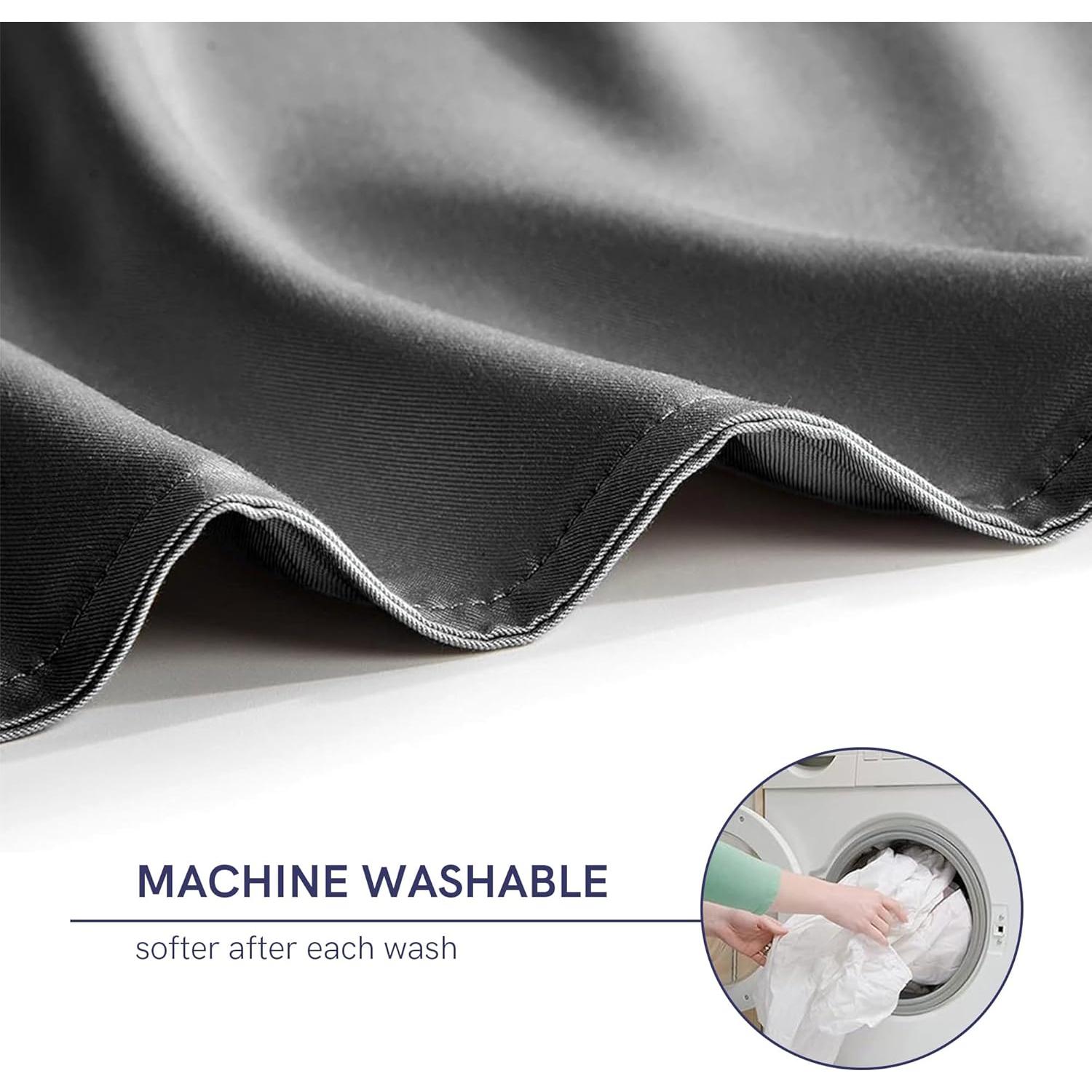 Funda Duvet YnM 152x203cm Rayón Bambú Enfriador Gris Azul