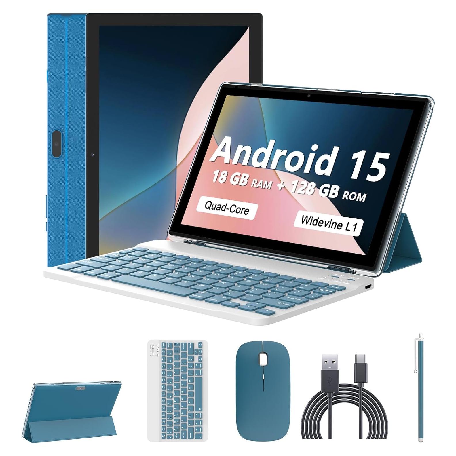 Tableta Android 15 CUPEISI 10.1" 18GB RAM 128GB ROM 2TB