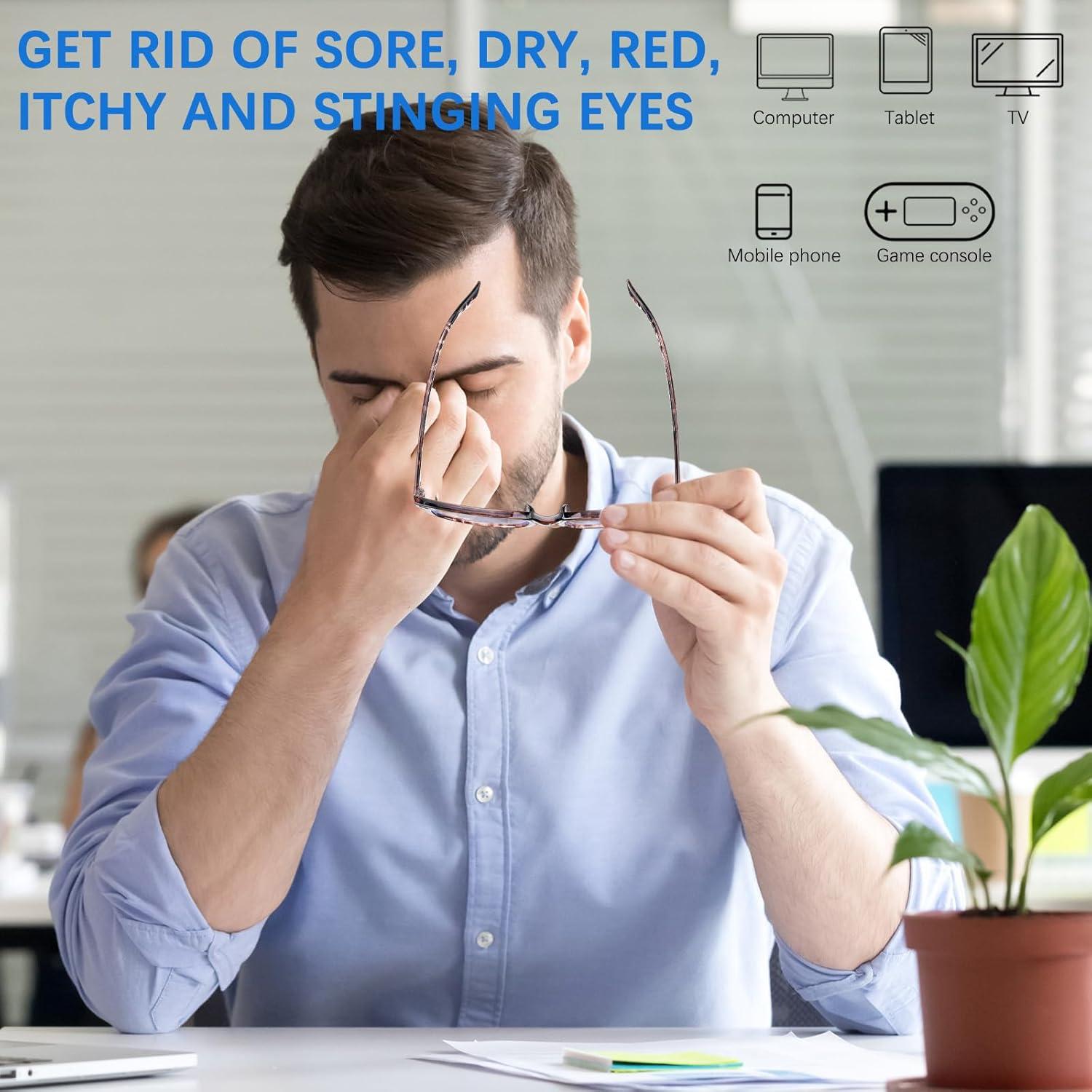 Gafas Bloqueadoras de Luz Azul Kingdder 30 Unidades UV