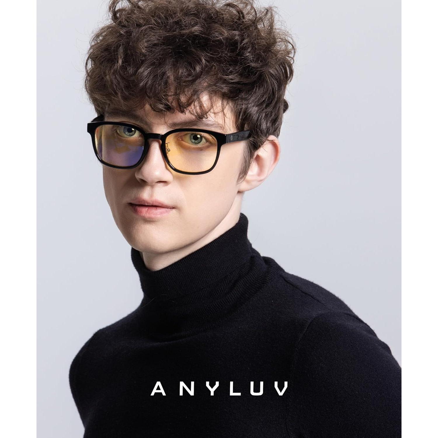 Gafas de Luz Azul ANYLUV 155 para Hombres y Mujeres - Antifatiga