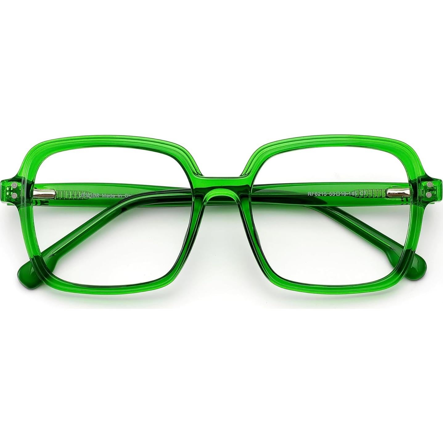 Gafas de Bloqueo de Luz Azul JFXQDR RF6215 Montura Cuadrada